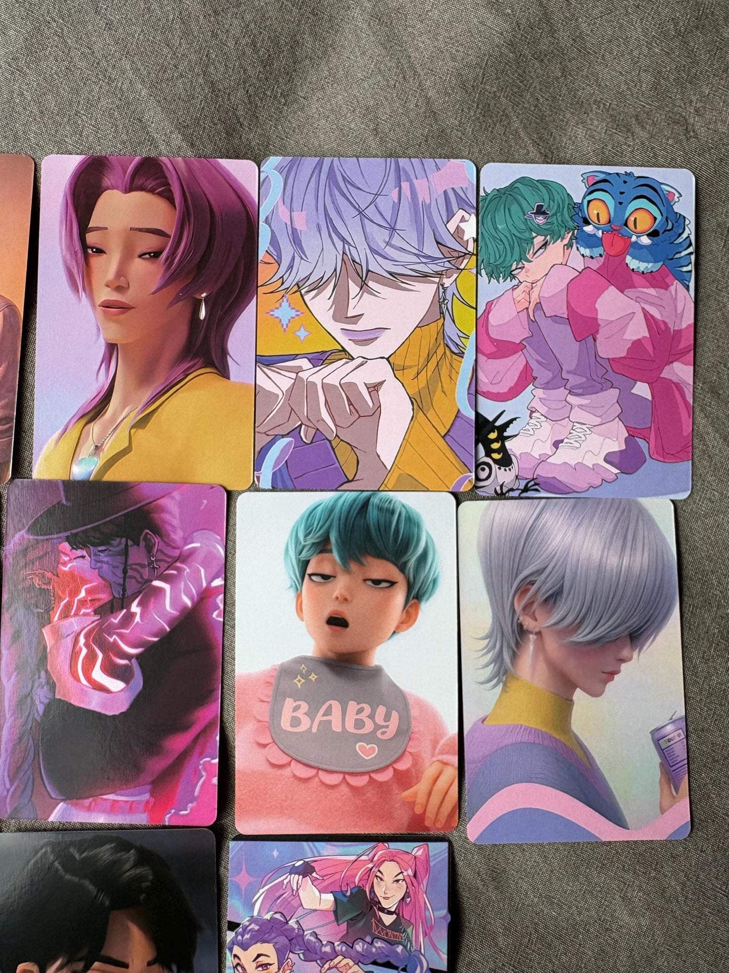 Saja Boys lomo cards (100pc) Kpop demon hunters soda pop virtual group Jinu Abs Romance Mistery Baby photocards