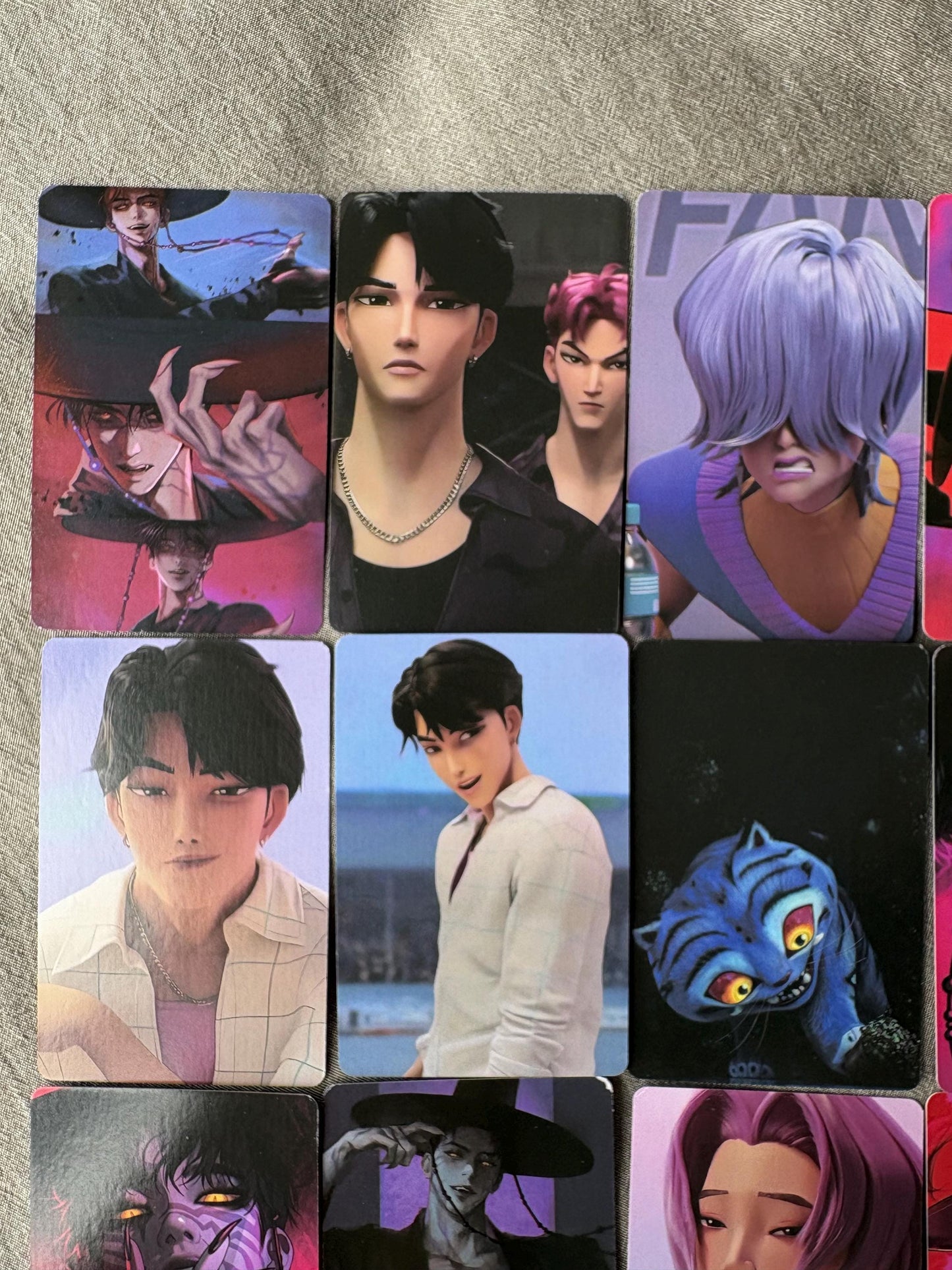 Saja Boys lomo cards (100pc) Kpop demon hunters soda pop virtual group Jinu Abs Romance Mistery Baby photocards