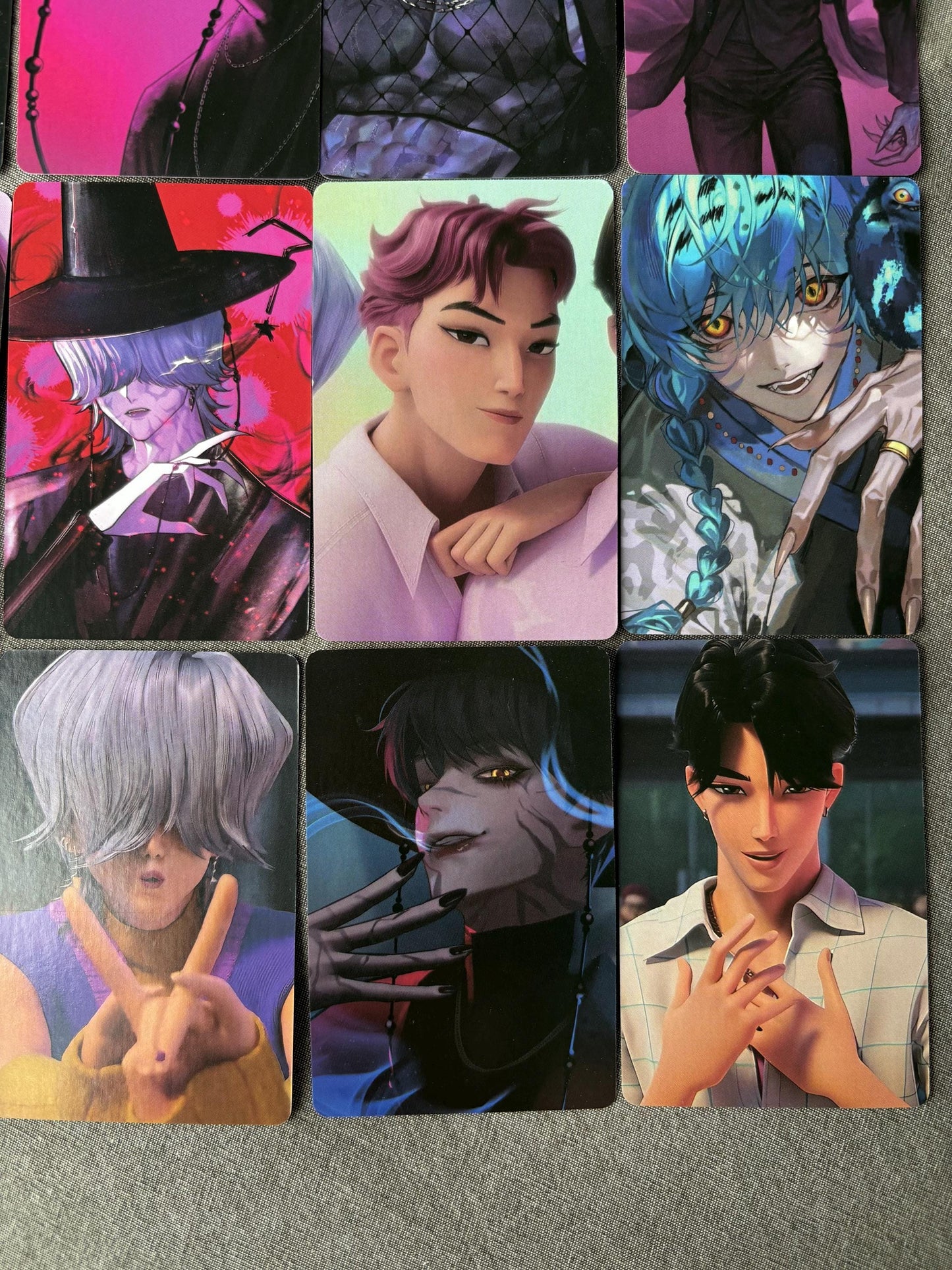 Saja Boys lomo cards (100pc) Kpop demon hunters soda pop virtual group Jinu Abs Romance Mistery Baby photocards