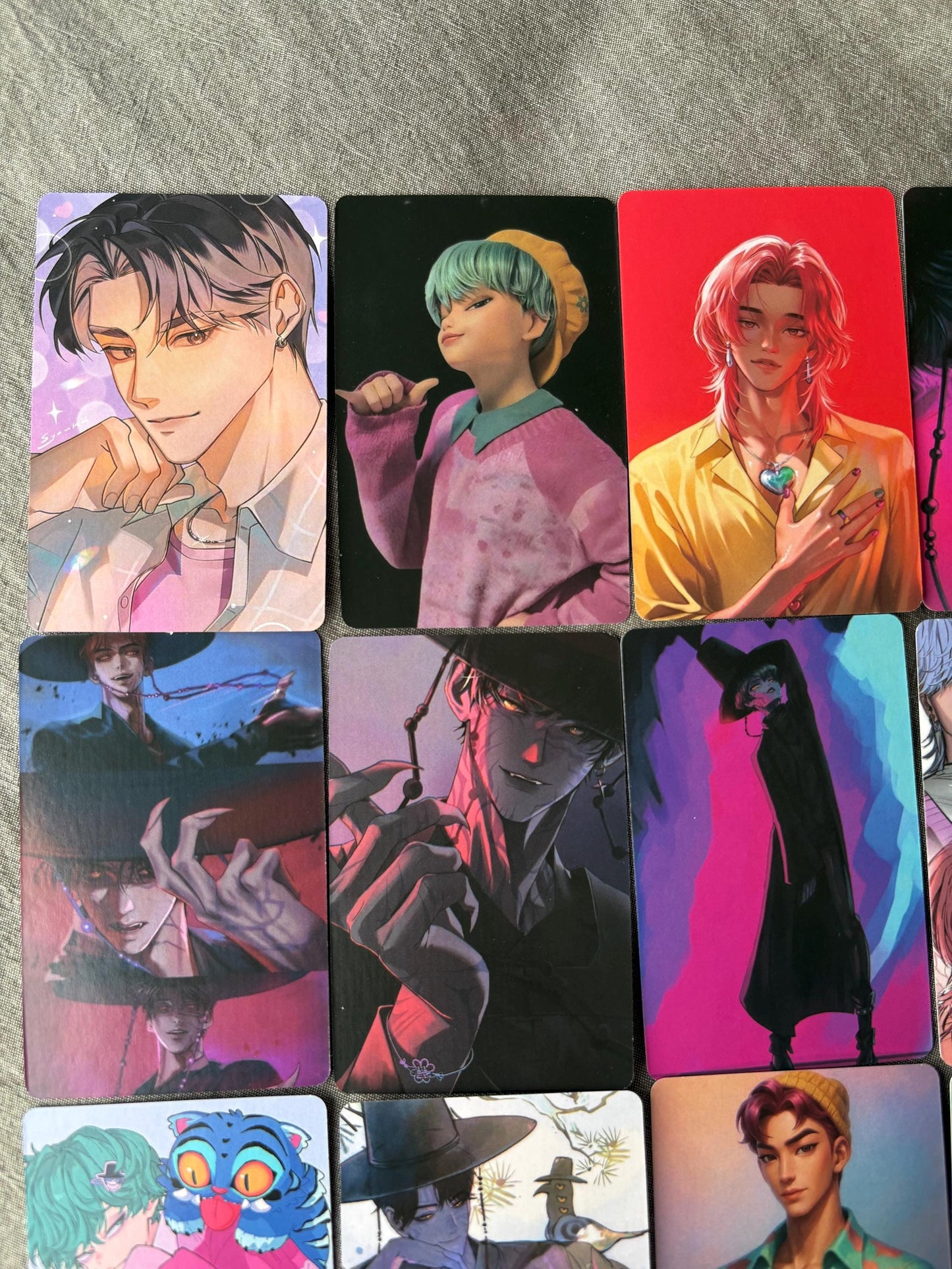 Saja Boys lomo cards (100pc) Kpop demon hunters soda pop virtual group Jinu Abs Romance Mistery Baby photocards