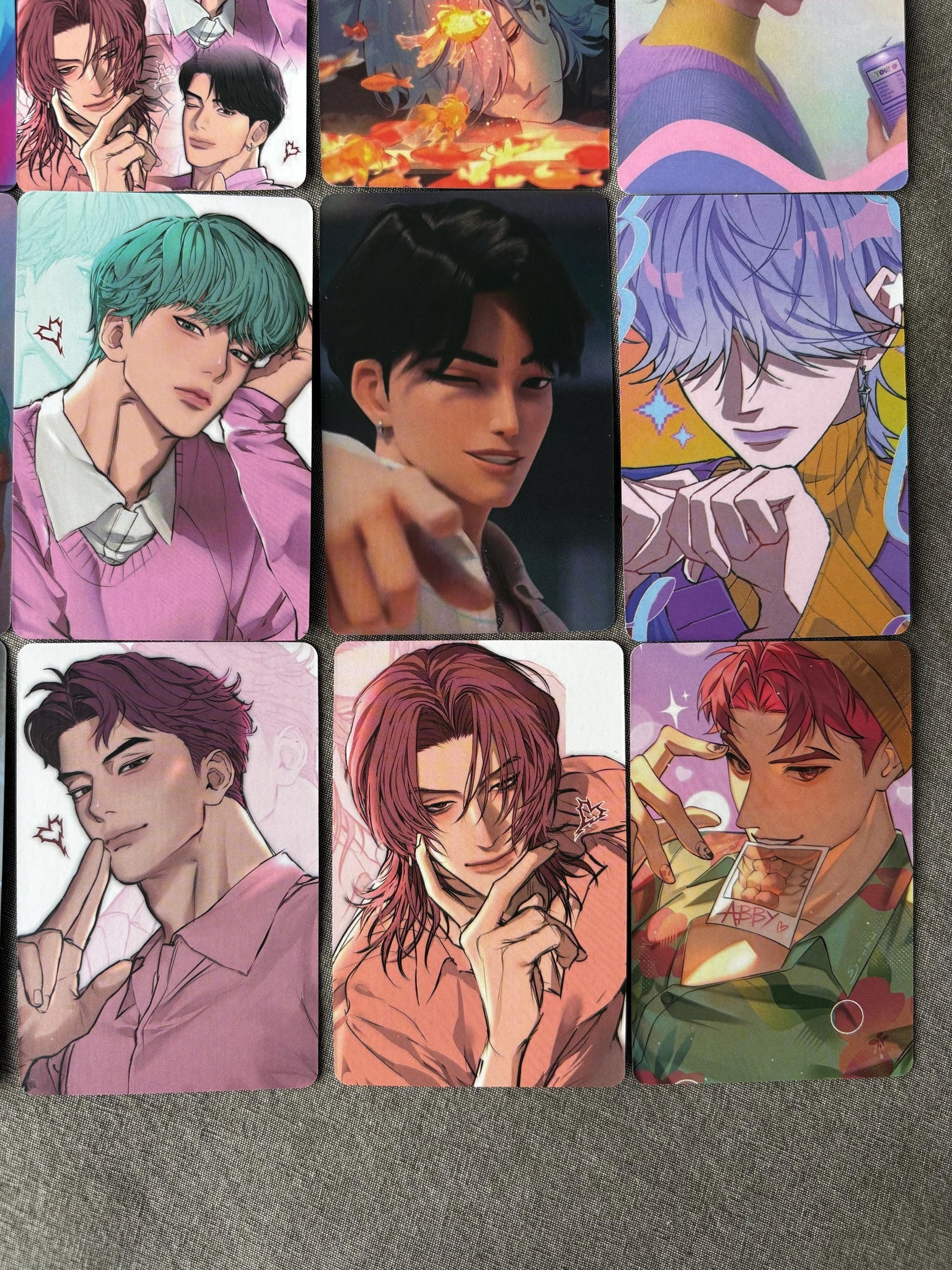 Saja Boys lomo cards (100pc) Kpop demon hunters soda pop virtual group Jinu Abs Romance Mistery Baby photocards