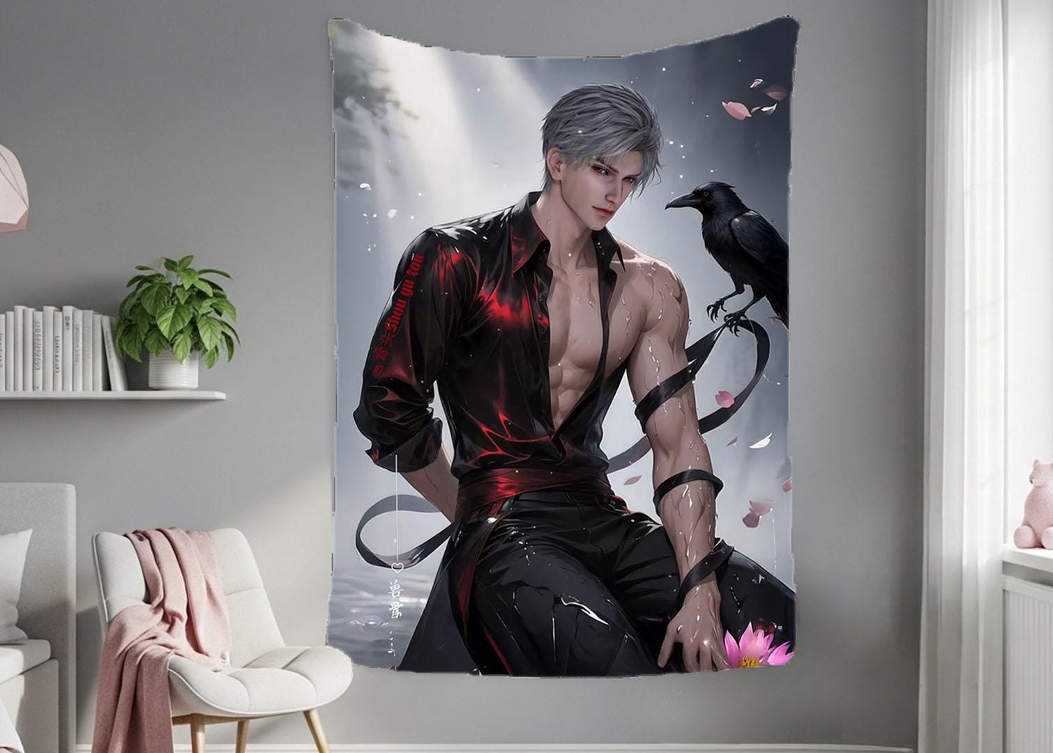 Sylus Hanging Tapestry | Love and Deepspace | Personalized Wall Art | Polyester Fabric | Ship Flag Banner