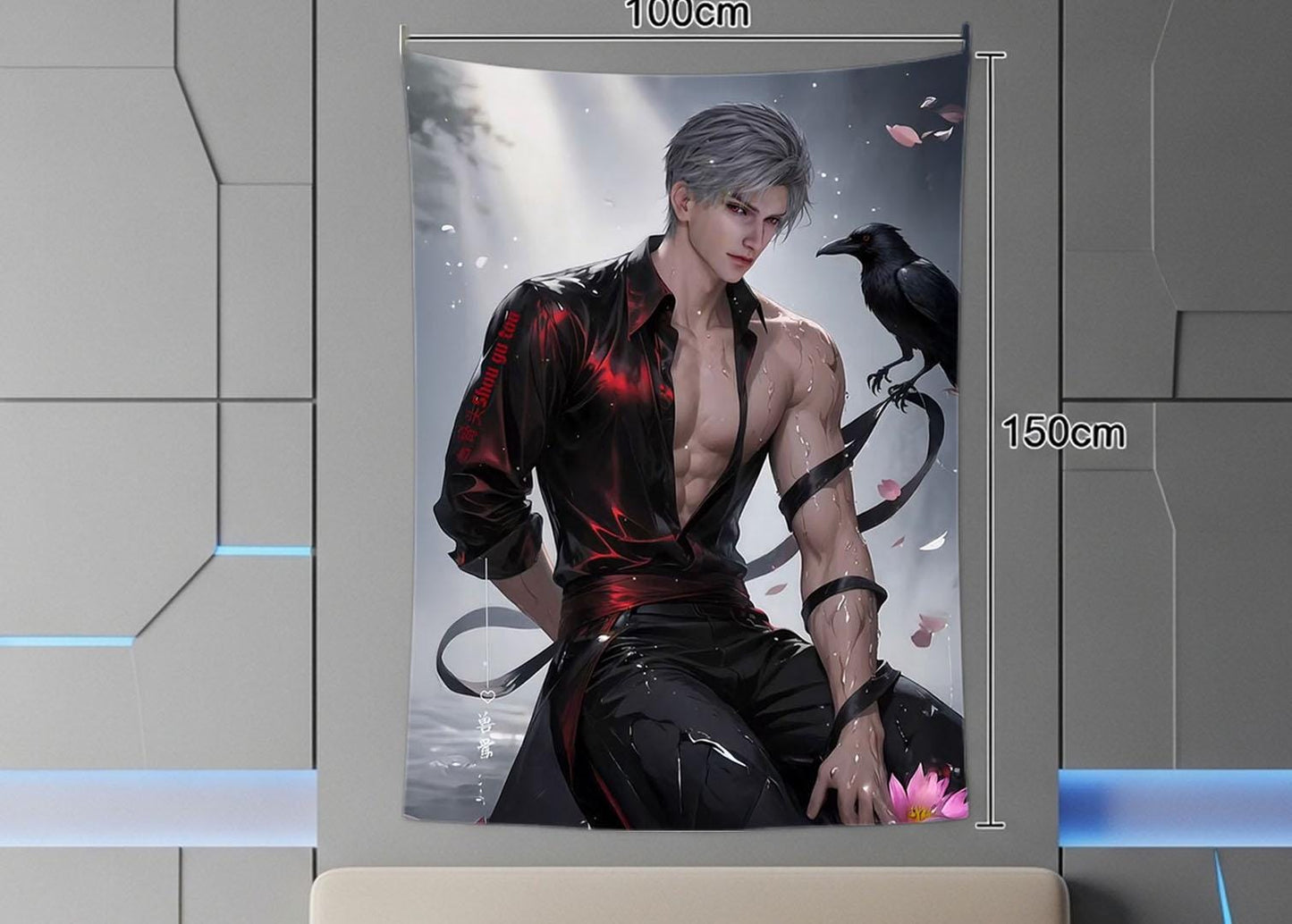 Sylus Hanging Tapestry | Love and Deepspace | Personalized Wall Art | Polyester Fabric | Ship Flag Banner