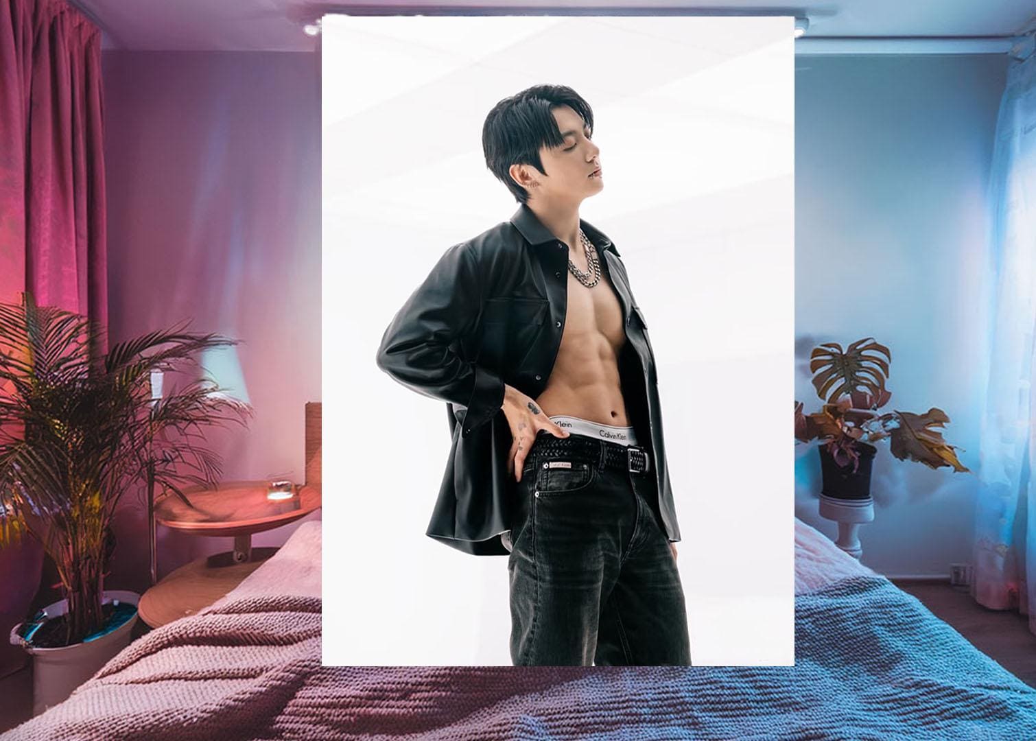 Jungkook Hanging Tapestry | Bantan Boys | Personalized Wall Art | Polyester Fabric | Ship Flag Banner