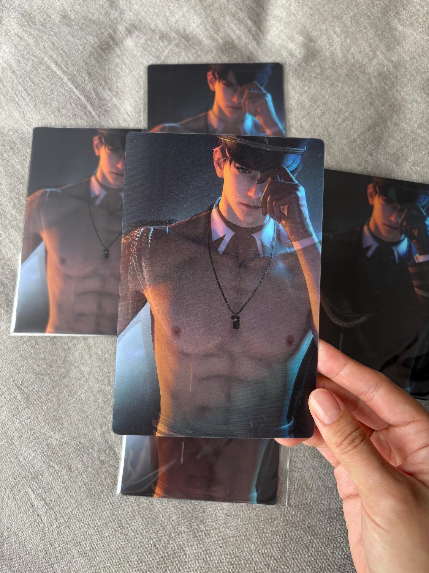 Caleb Sexy Card! Love and Deepspace Sylus Qinche Xavier Rafayel Zayne Otome gamer Ita bag gift