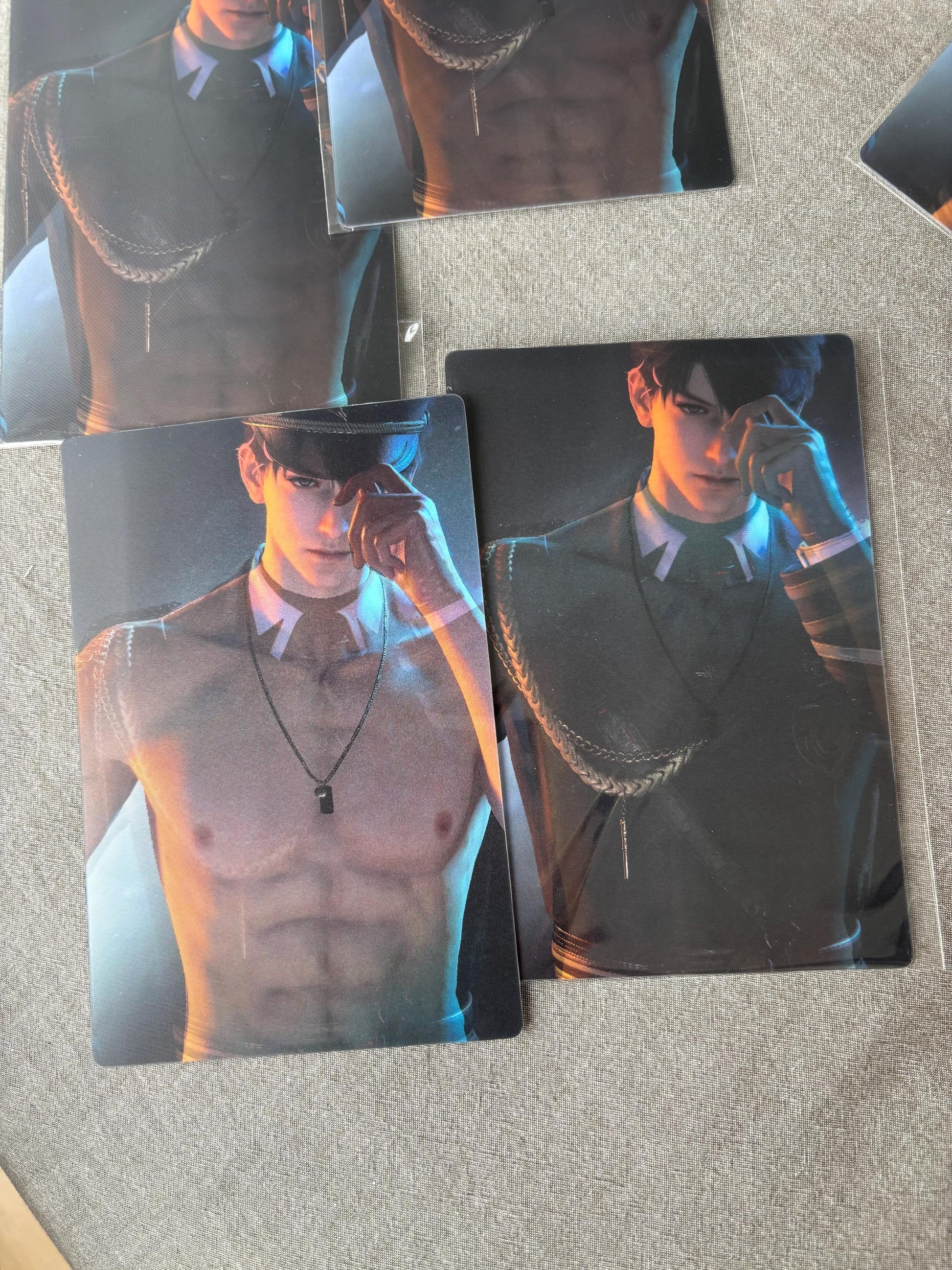 Caleb Sexy Card! Love and Deepspace Sylus Qinche Xavier Rafayel Zayne Otome gamer Ita bag gift