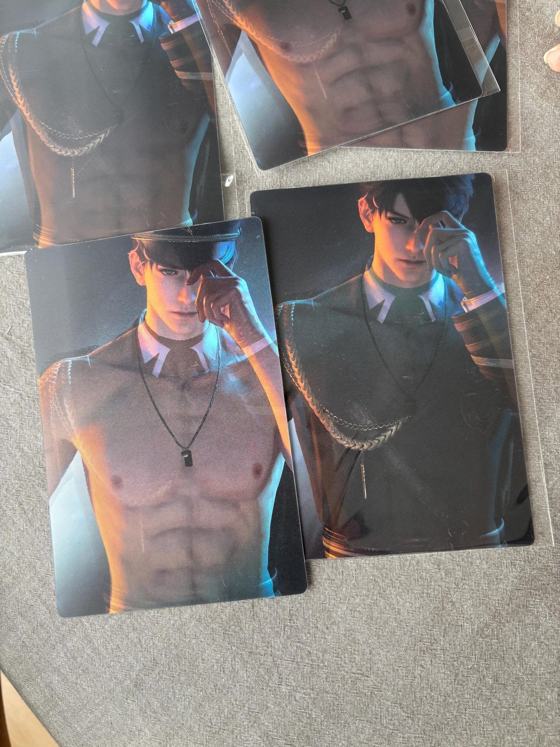 Caleb Sexy Card! Love and Deepspace Sylus Qinche Xavier Rafayel Zayne Otome gamer Ita bag gift