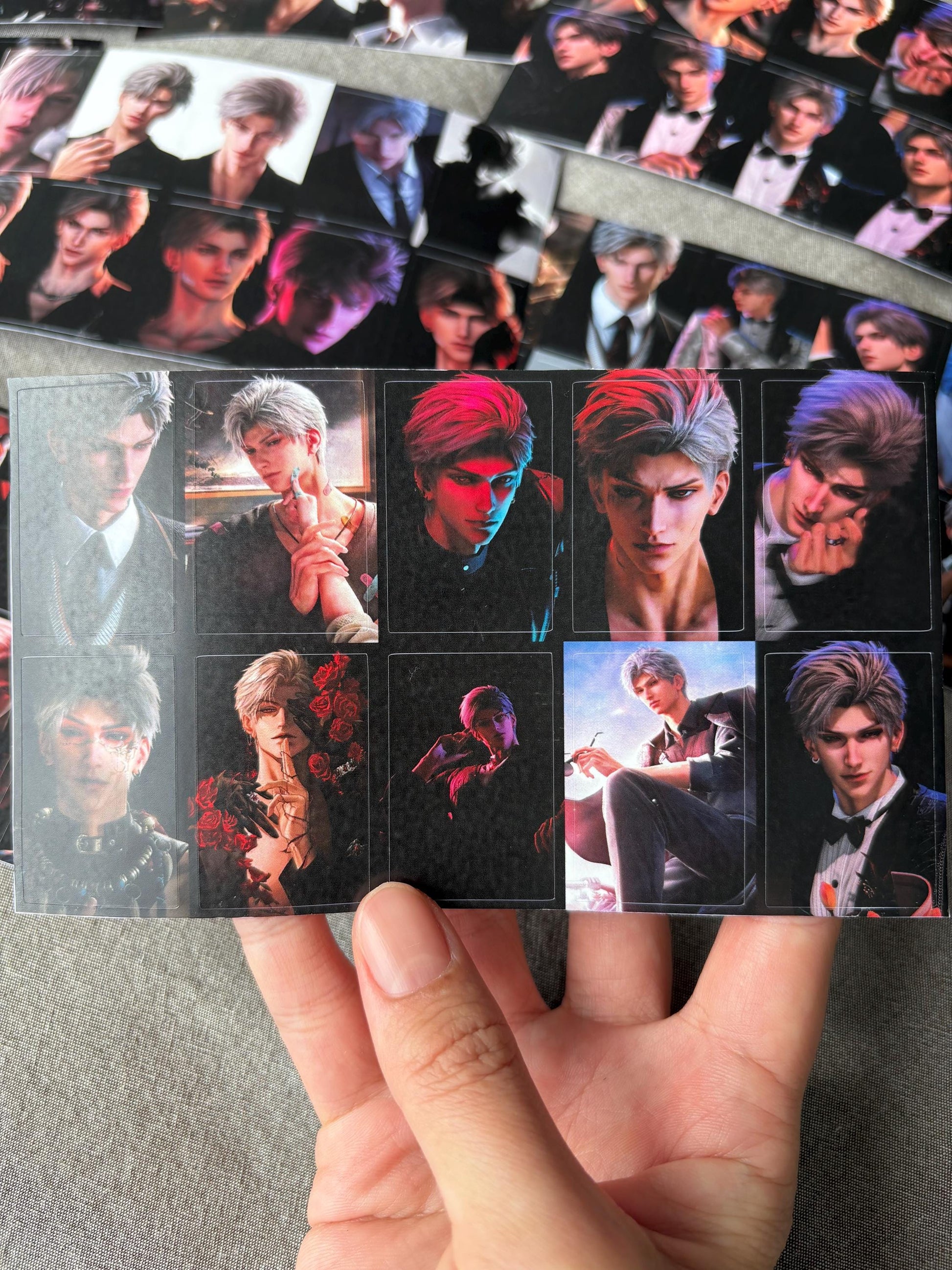 Love and Deepspace Stickers, Fanmade Sylus Set (80pcs)