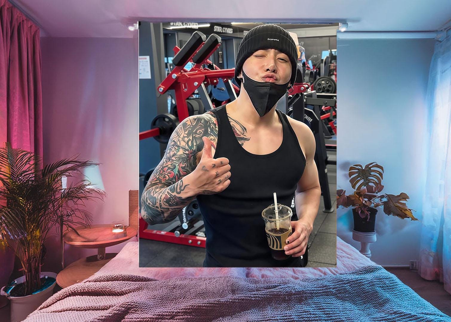 Jungkook Hanging Tapestry | Bantan Boys | Personalized Wall Art | Polyester Fabric | Ship Flag Banner