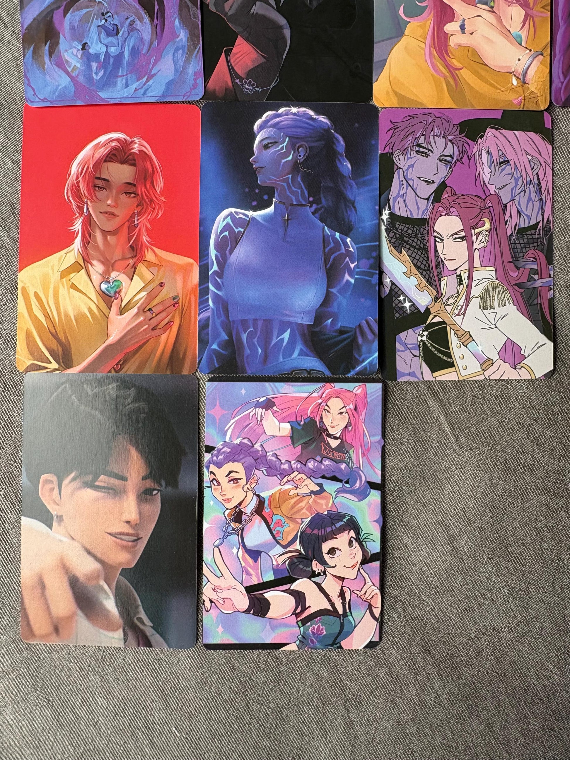 Saja Boys lomo cards (100pc) Kpop demon hunters soda pop virtual group Jinu Abs Romance Mistery Baby photocards