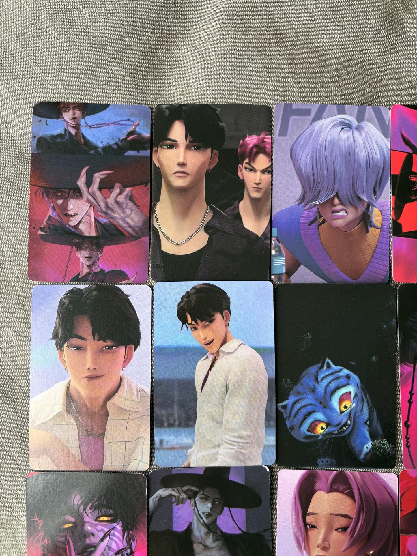 Saja Boys lomo cards (100pc) Kpop demon hunters soda pop virtual group Jinu Abs Romance Mistery Baby photocards