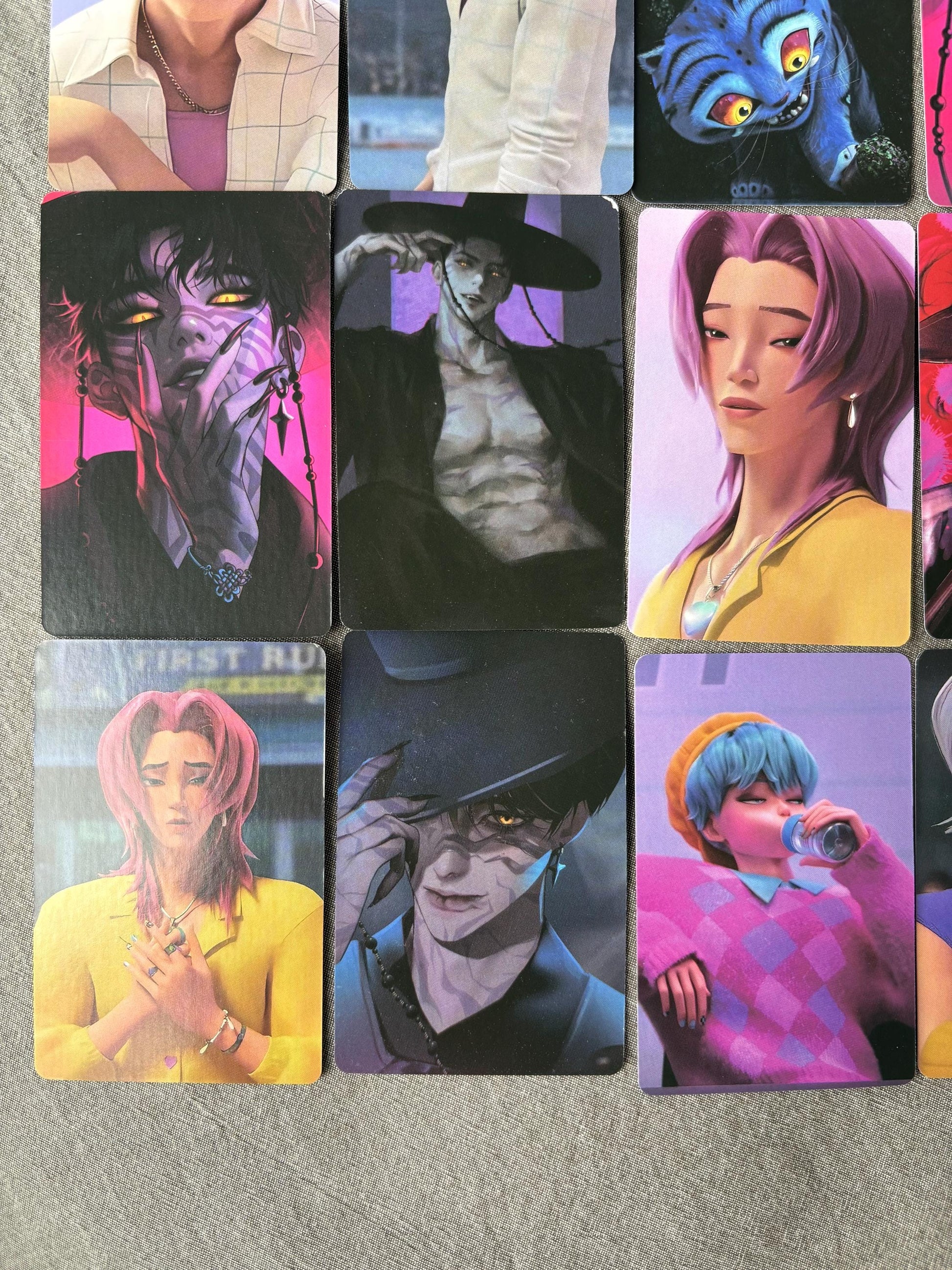 Saja Boys lomo cards (100pc) Kpop demon hunters soda pop virtual group Jinu Abs Romance Mistery Baby photocards