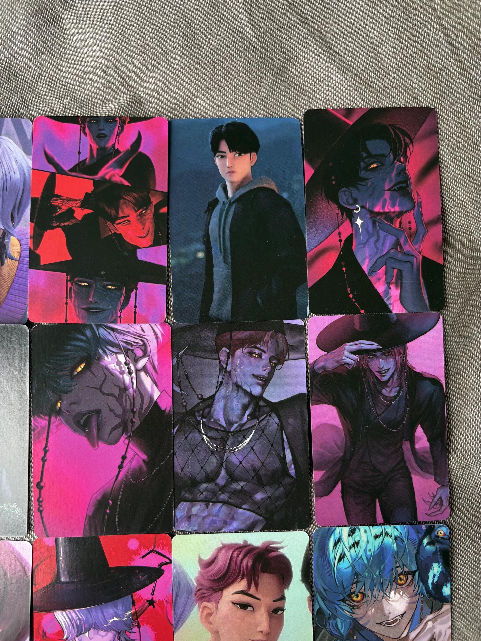 Saja Boys lomo cards (100pc) Kpop demon hunters soda pop virtual group Jinu Abs Romance Mistery Baby photocards