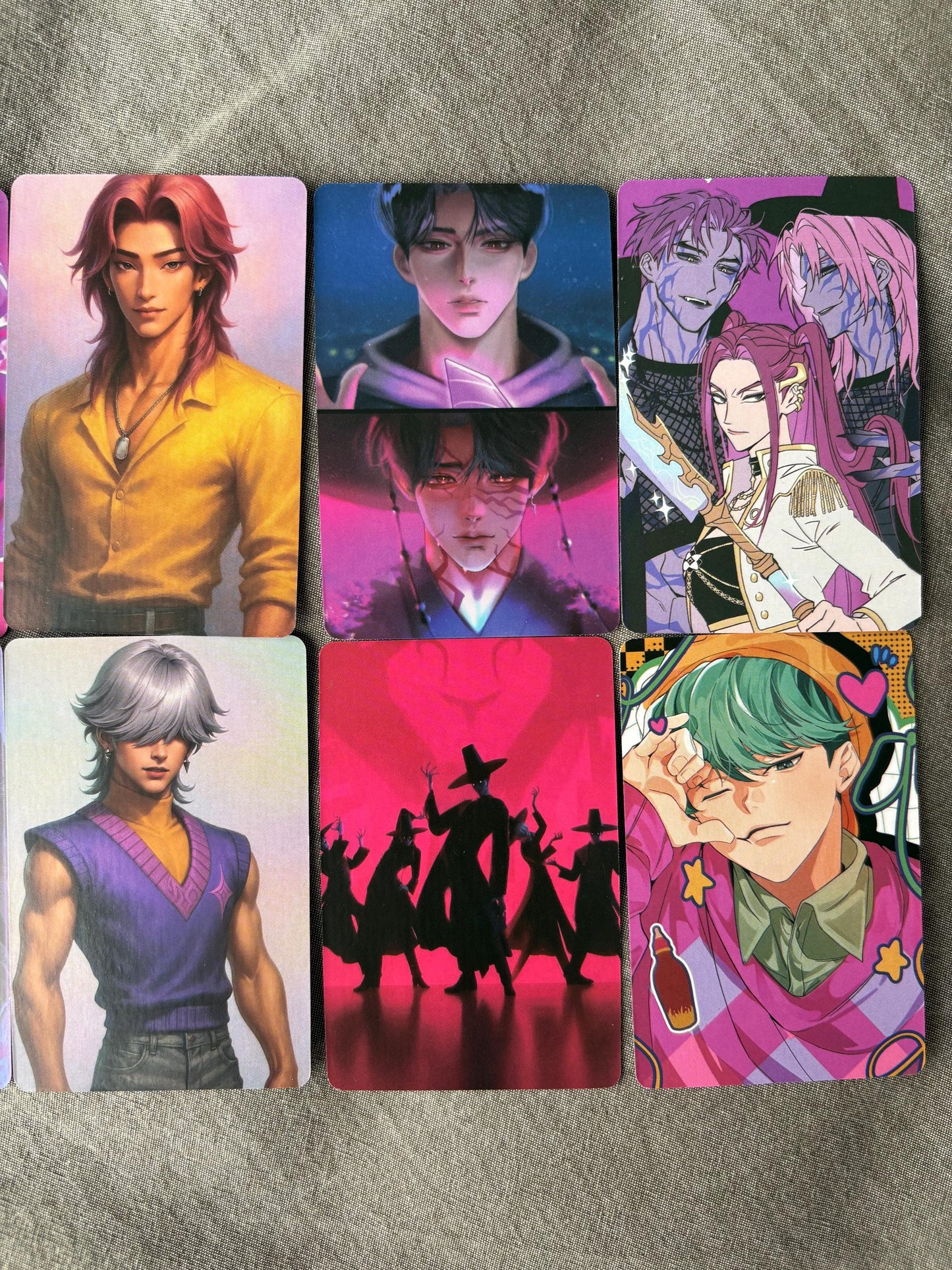 Saja Boys lomo cards (100pc) Kpop demon hunters soda pop virtual group Jinu Abs Romance Mistery Baby photocards