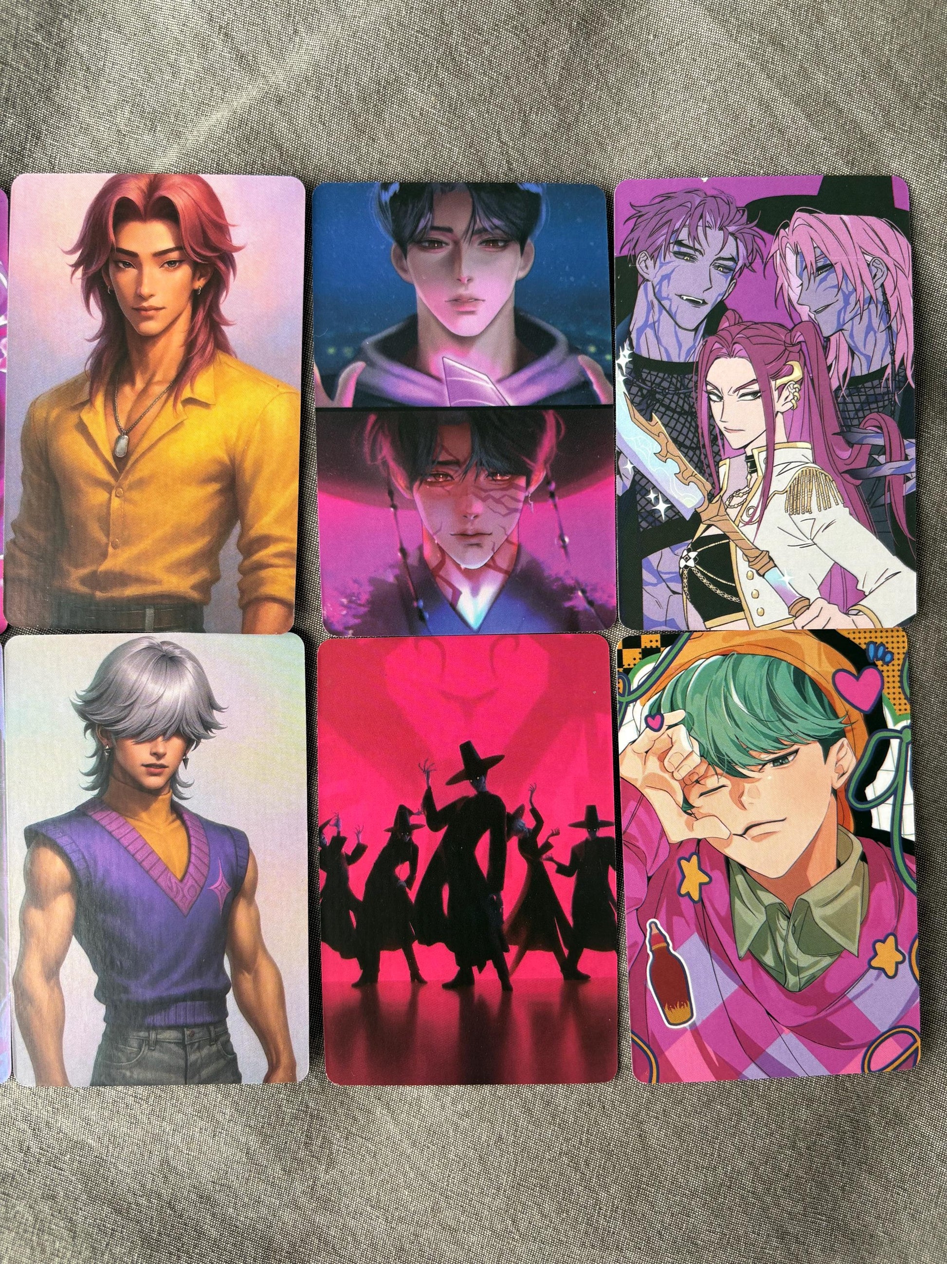 Saja Boys lomo cards (100pc) Kpop demon hunters soda pop virtual group Jinu Abs Romance Mistery Baby photocards