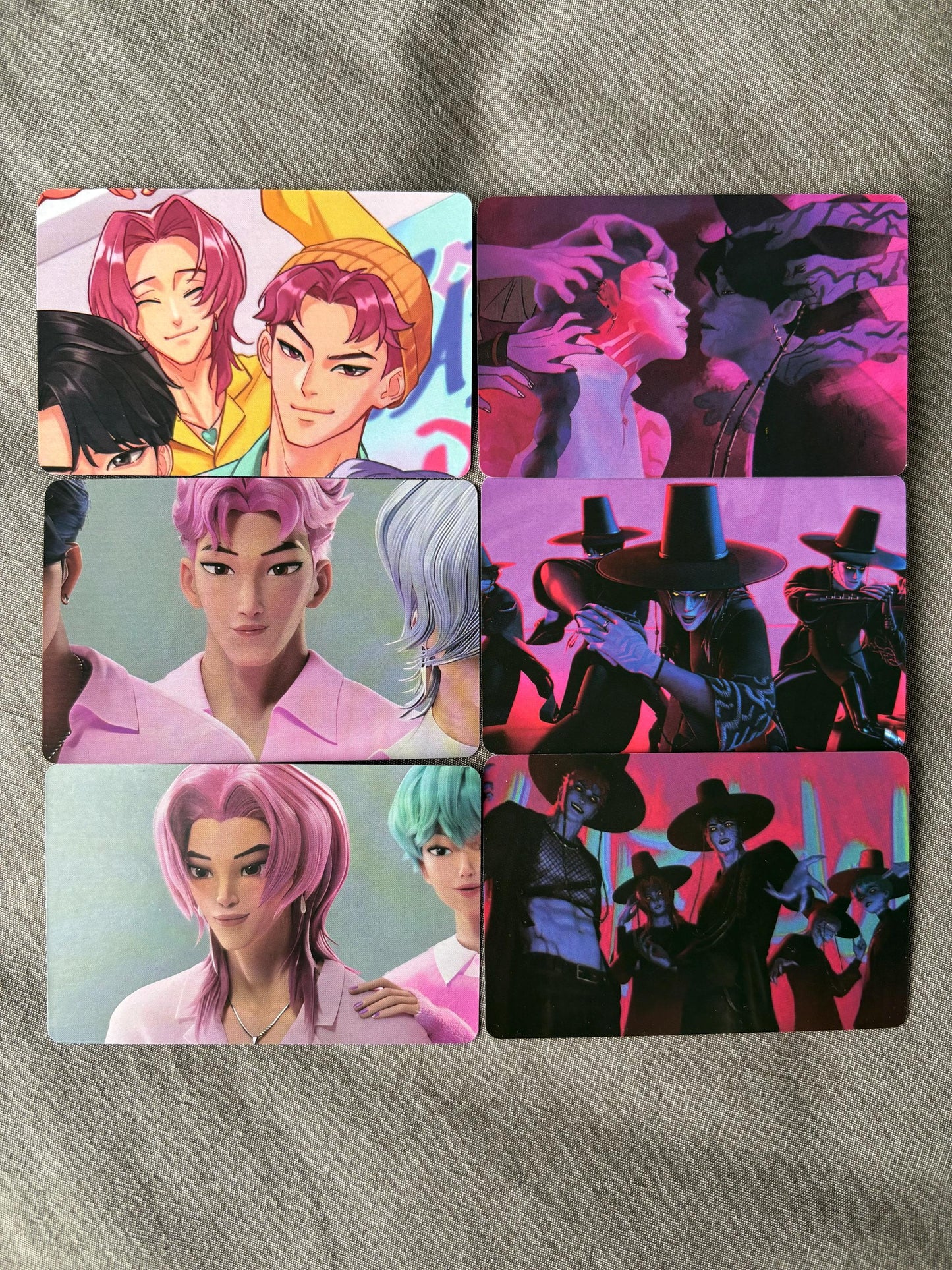 Saja Boys lomo cards (100pc) Kpop demon hunters soda pop virtual group Jinu Abs Romance Mistery Baby photocards