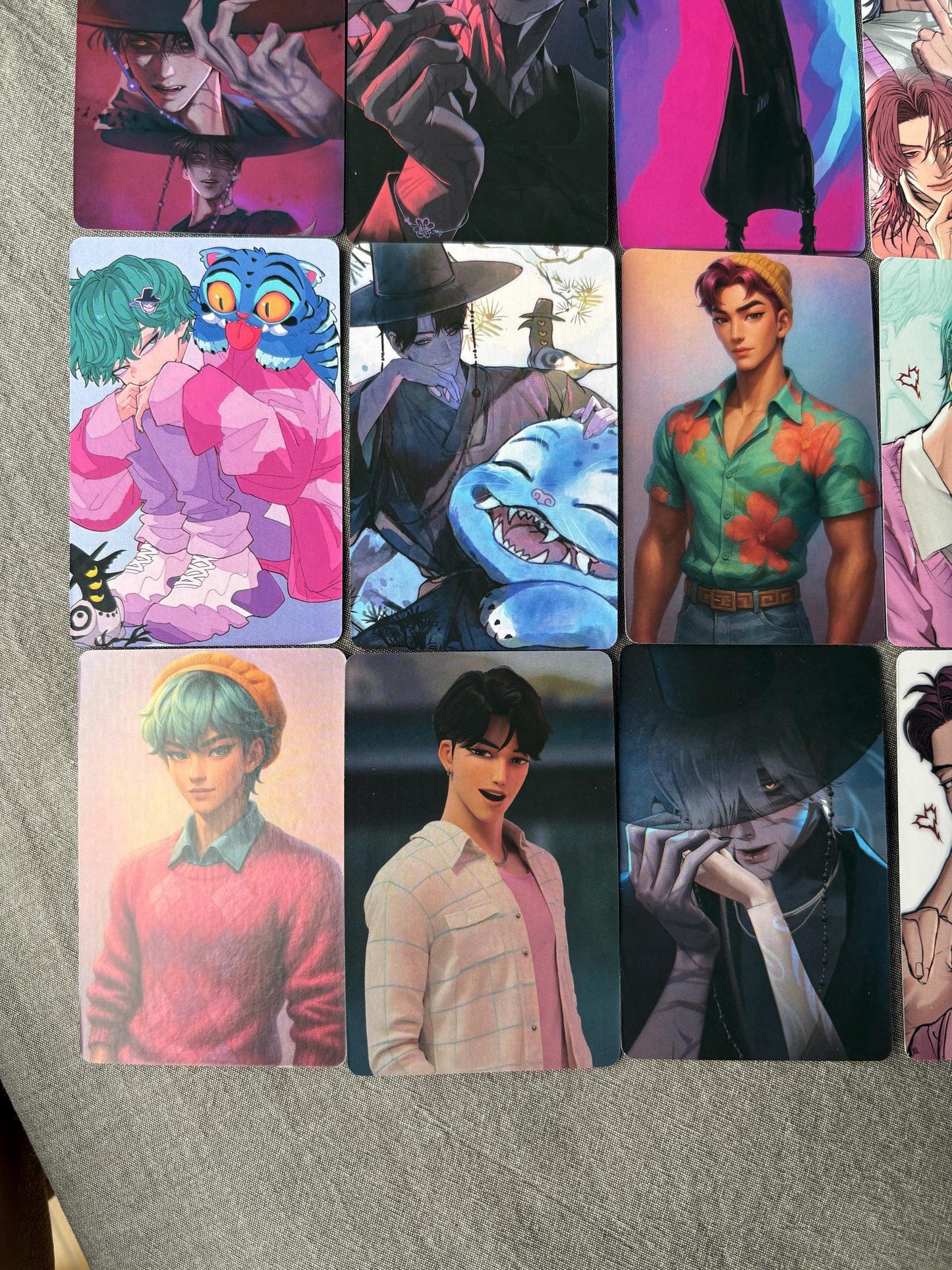 Saja Boys lomo cards (100pc) Kpop demon hunters soda pop virtual group Jinu Abs Romance Mistery Baby photocards
