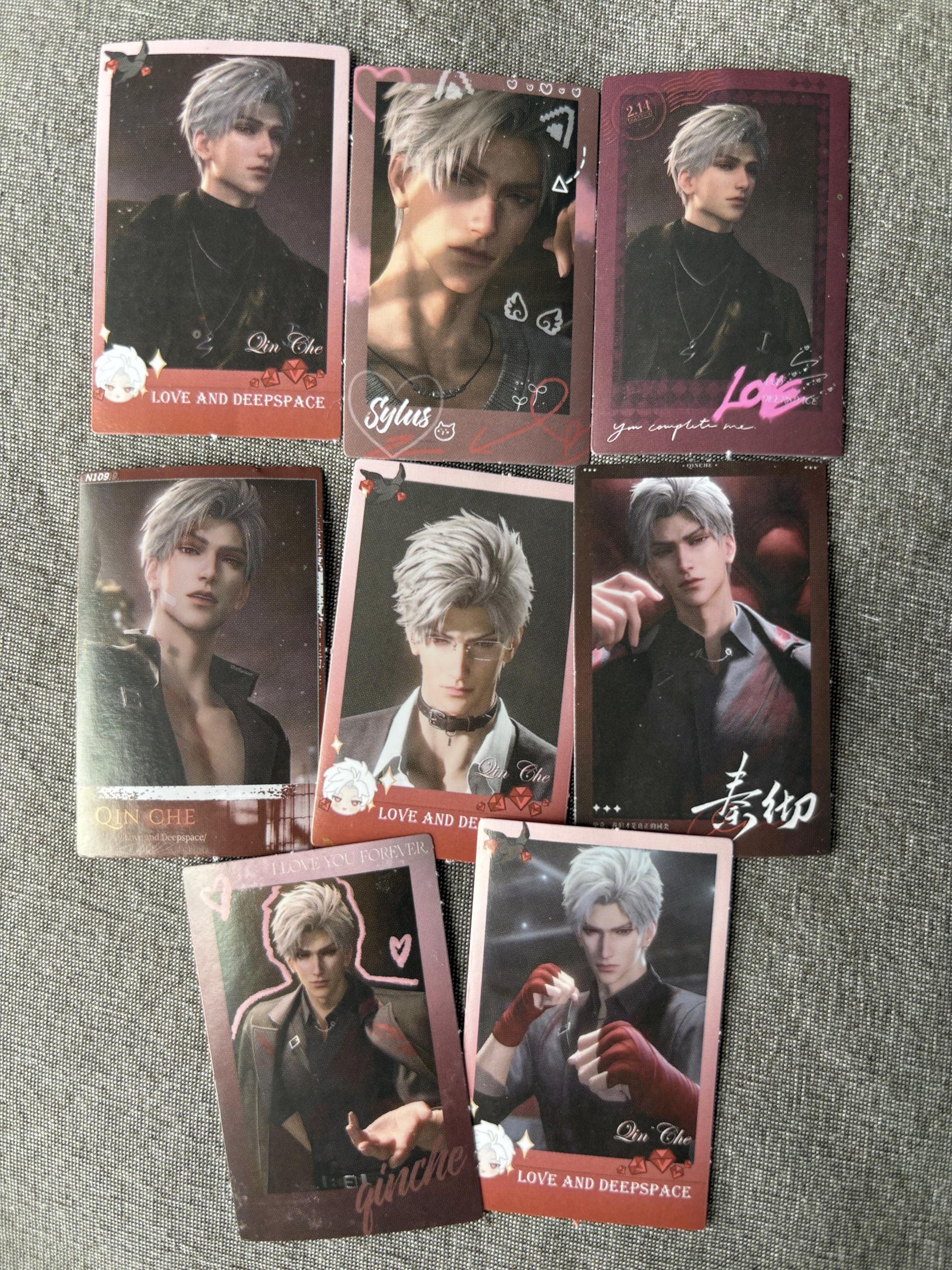 Sylus Stickers 50pcs! Love and Deepspace Qinche Xavier Rafayel Zayne Otoge gamer Ita bag gift C399