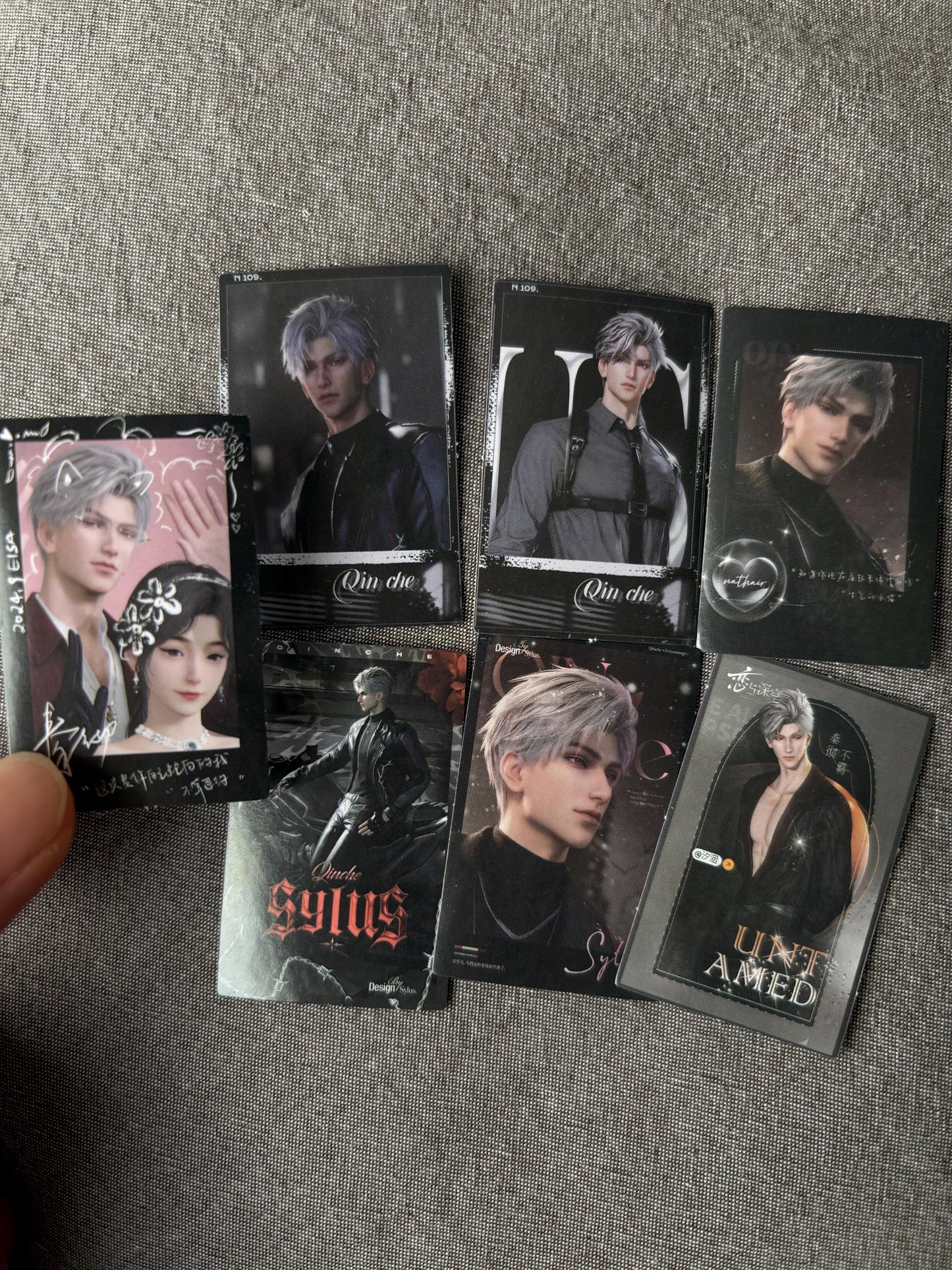 Sylus Stickers 50pcs! Love and Deepspace Qinche Xavier Rafayel Zayne Otoge gamer Ita bag gift C399