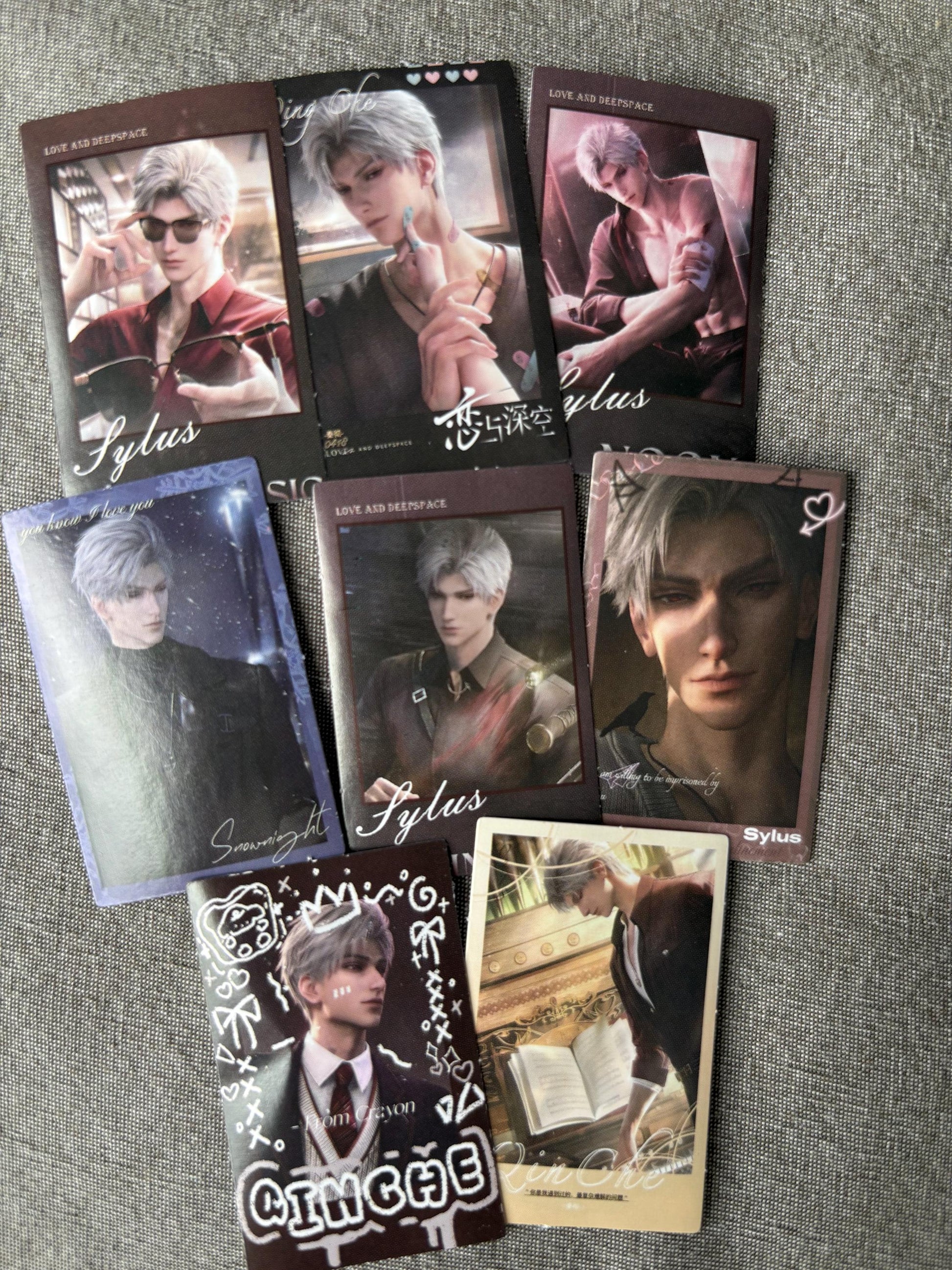 Sylus Stickers 50pcs! Love and Deepspace Qinche Xavier Rafayel Zayne Otoge gamer Ita bag gift C399