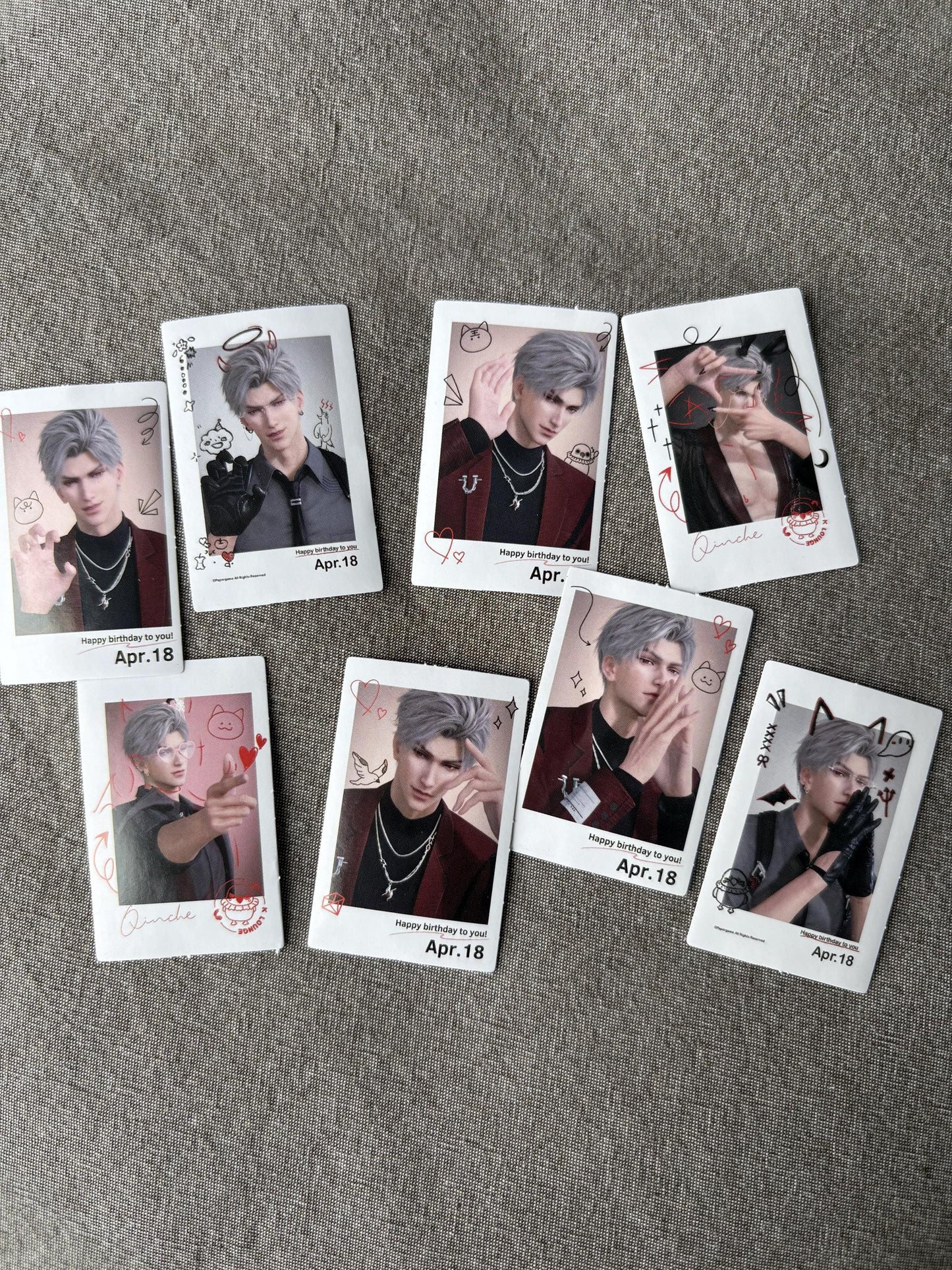 Sylus Stickers 50pcs! Love and Deepspace Qinche Xavier Rafayel Zayne Otoge gamer Ita bag gift C399