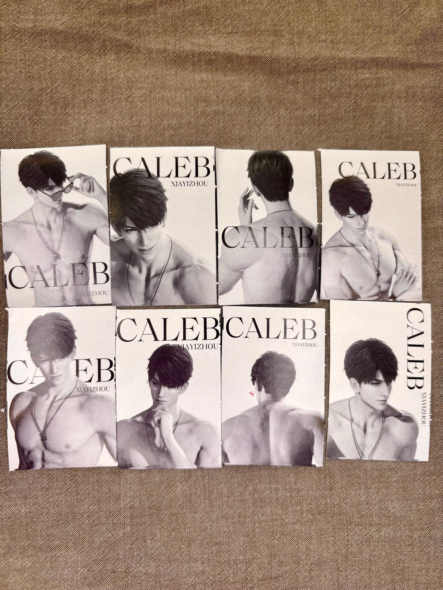 Love and Deepspace Caleb Stickers: 52-Piece Gamer Ita Bag Set