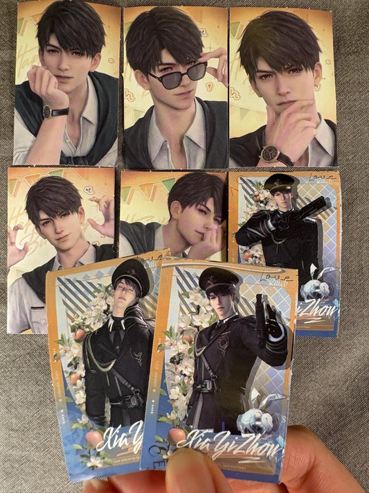 Love and Deepspace Caleb Stickers: 52-Piece Gamer Ita Bag Set