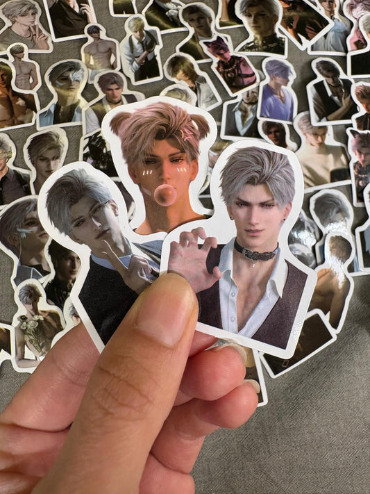 Love and Deepspace Sylus Stickers, Anime Gamer Decals - 100pcs