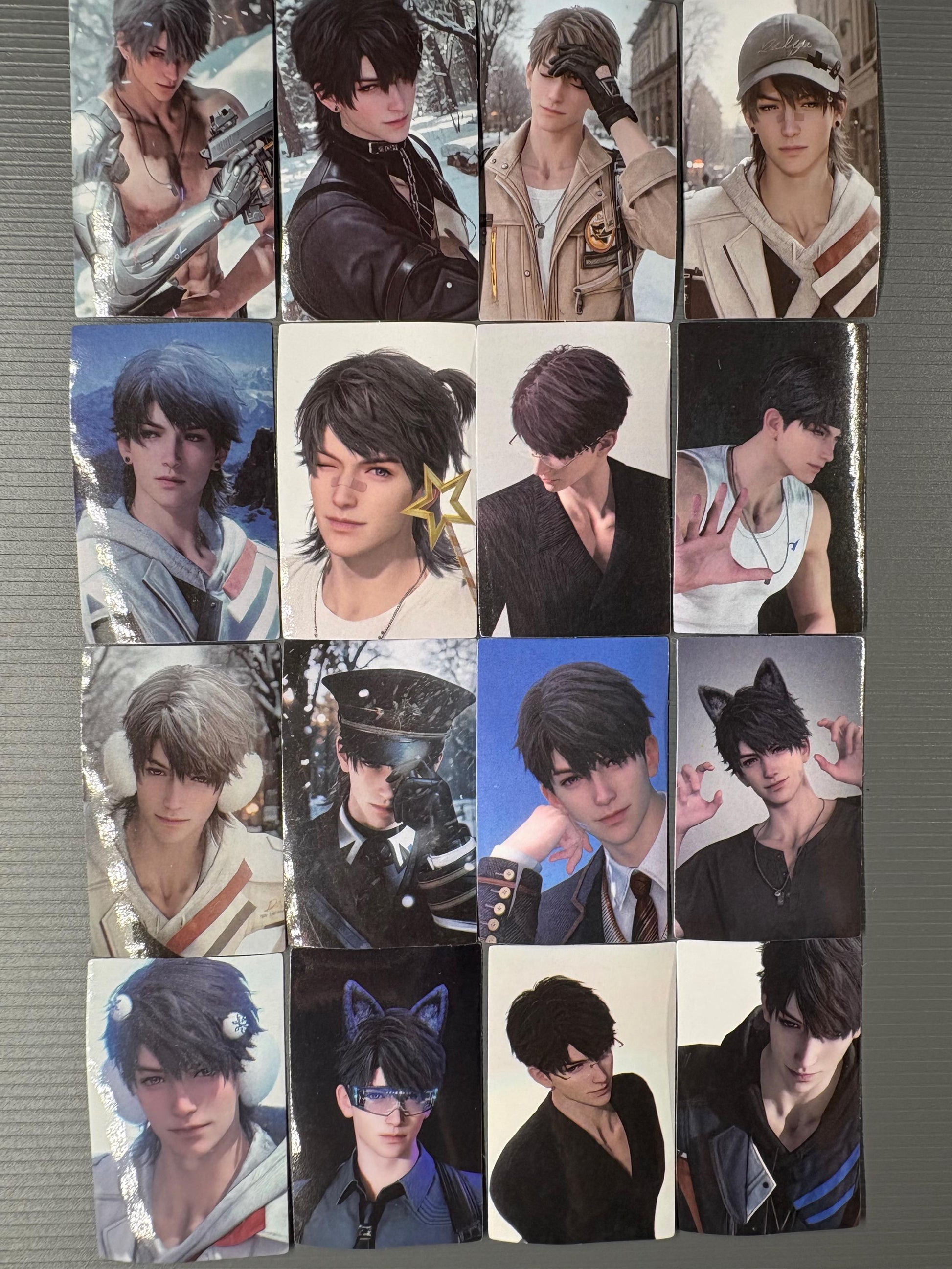 Love and Deepspace Caleb Stickers: 52-Piece Gamer Ita Bag Set