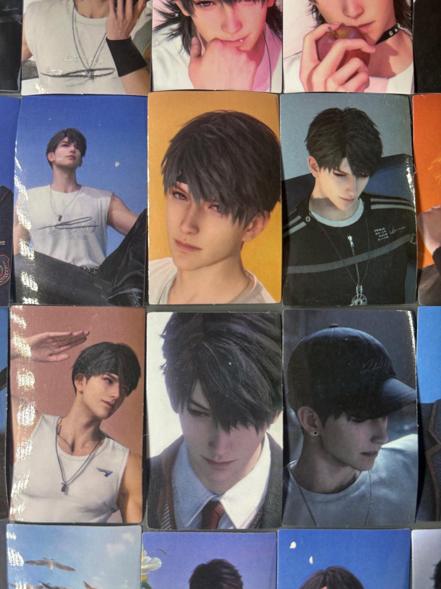 Love and Deepspace Caleb Stickers: 52-Piece Gamer Ita Bag Set