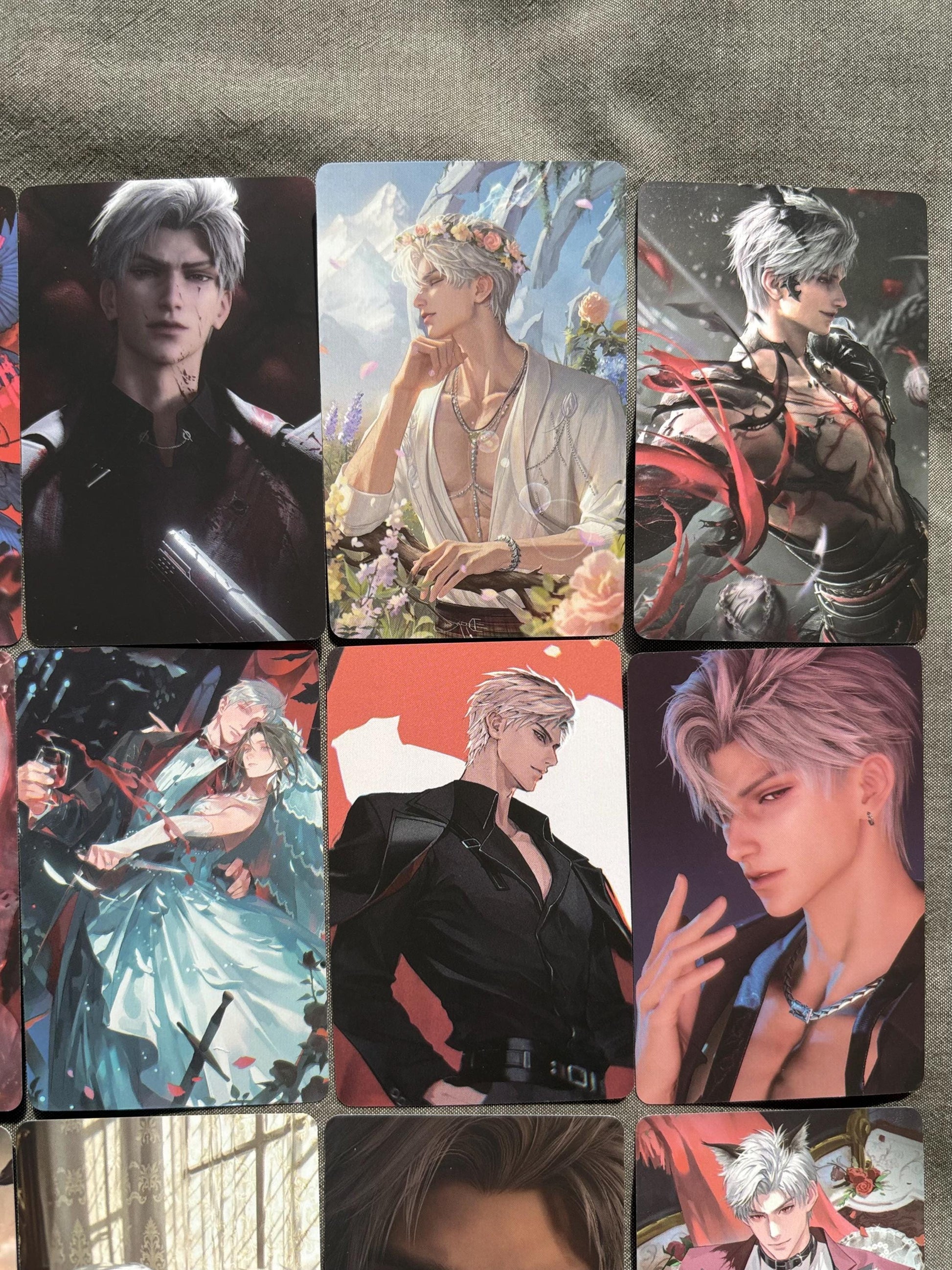 50pcs/set Sylus photo cards! Love and Deepspace LaDS Xavier Rafayel Zayne Caleb Otome gamer gift