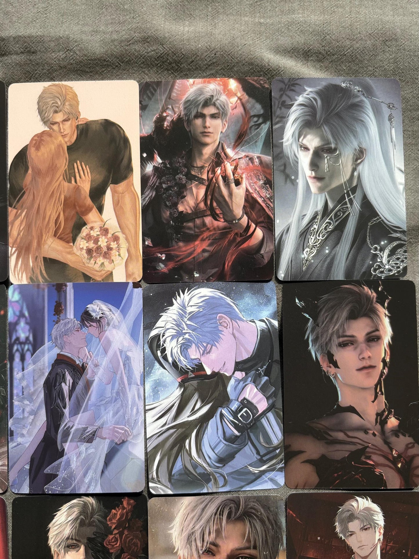 50pcs/set Sylus photo cards! Love and Deepspace LaDS Xavier Rafayel Zayne Caleb Otome gamer gift