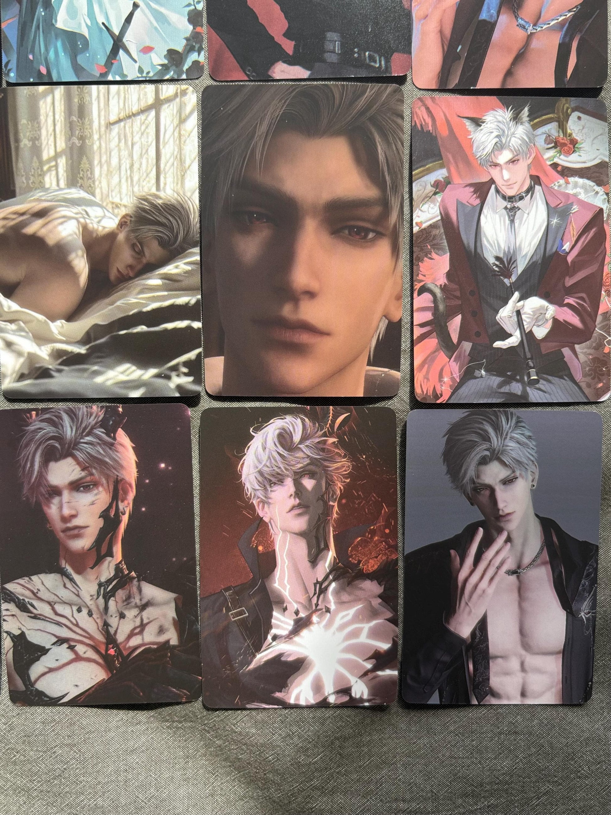 50pcs/set Sylus photo cards! Love and Deepspace LaDS Xavier Rafayel Zayne Caleb Otome gamer gift