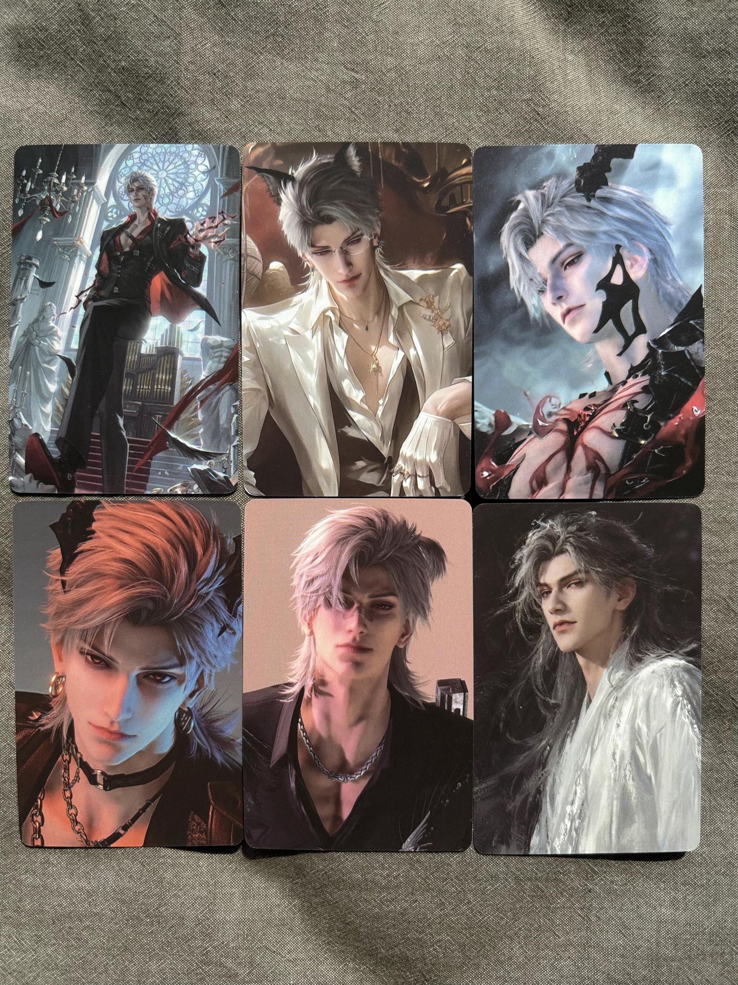 50pcs/set Sylus photo cards! Love and Deepspace LaDS Xavier Rafayel Zayne Caleb Otome gamer gift