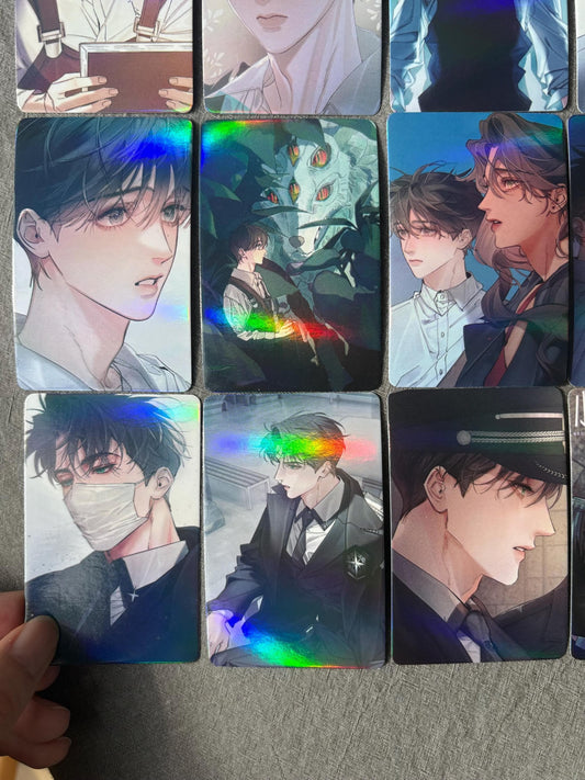 Little Mushroom 55pc holographic Lomo cards Wrong But Still Right Lu Feng An Zhe Yaoi Korean Manhua SciFi BL manga C019