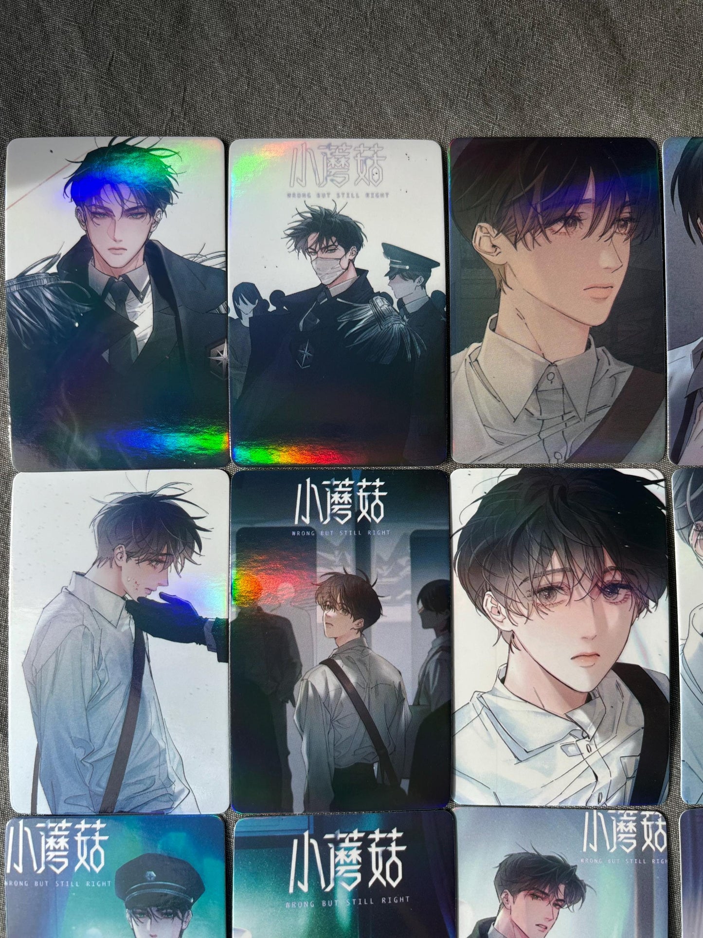 Little Mushroom 55pc holographic Lomo cards Wrong But Still Right Lu Feng An Zhe Yaoi Korean Manhua SciFi BL manga C019