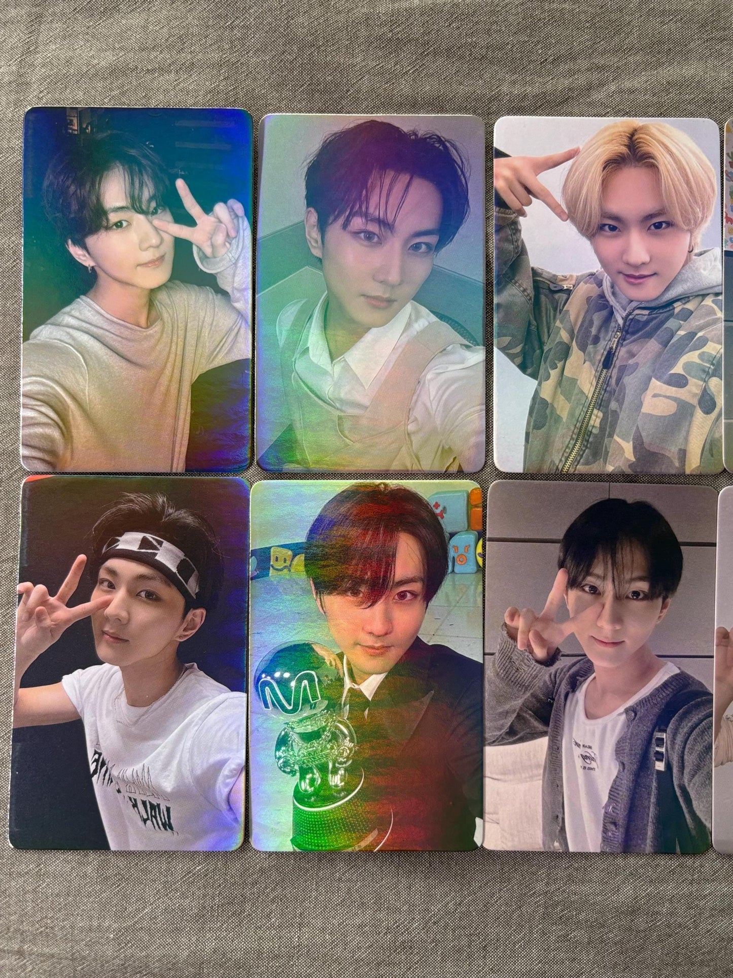Jungwon 50pc/set holographic cards E N H Y P E N Kpop boy group merch lomo photocards