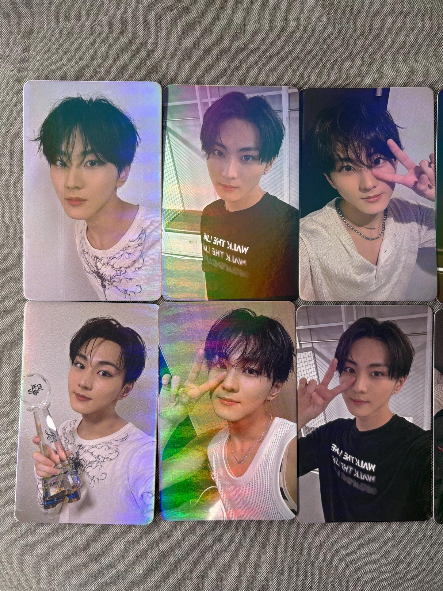 Jungwon 50pc/set holographic cards E N H Y P E N Kpop boy group merch lomo photocards