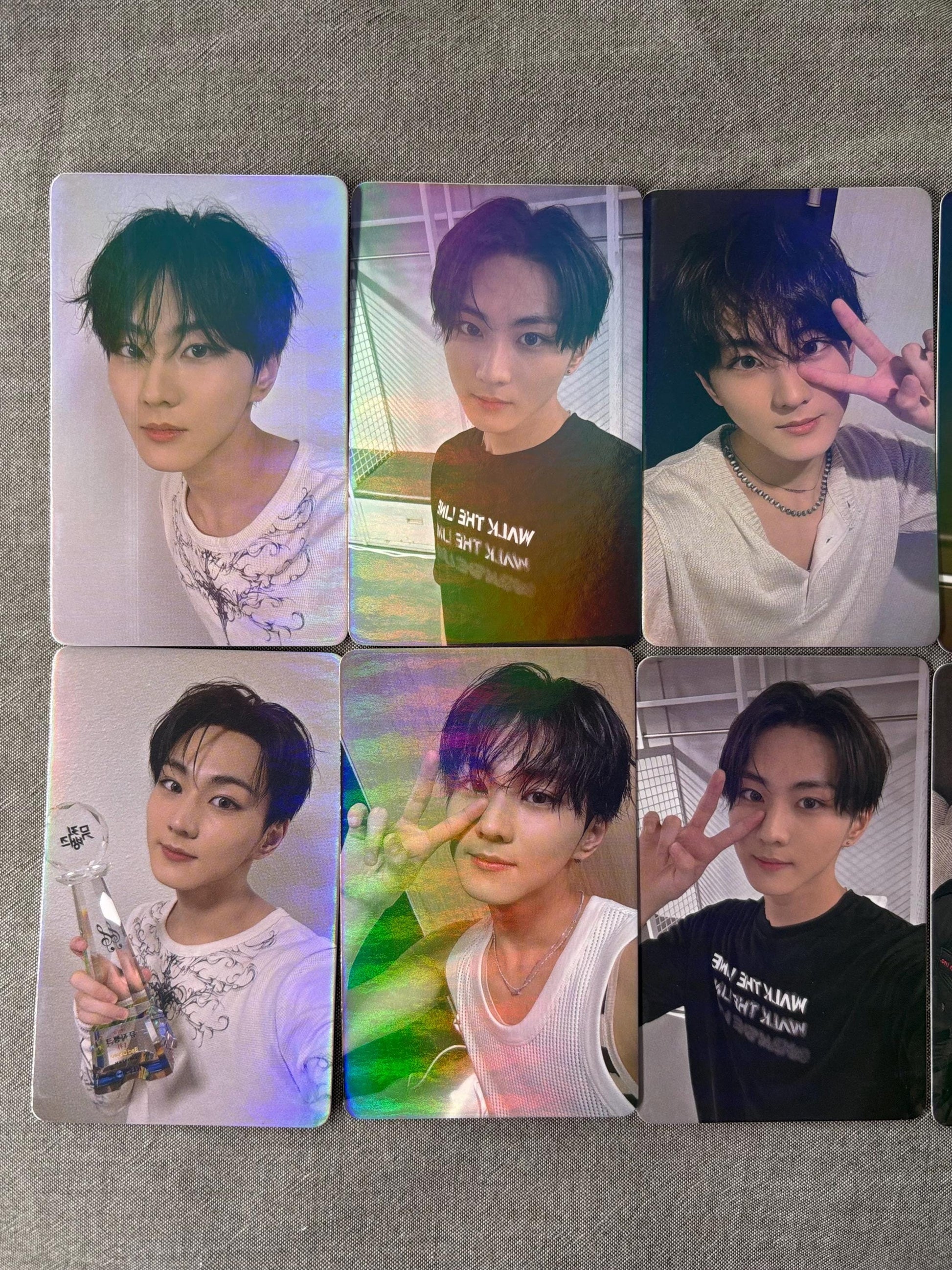 Jungwon 50pc/set holographic cards E N H Y P E N Kpop boy group merch lomo photocards