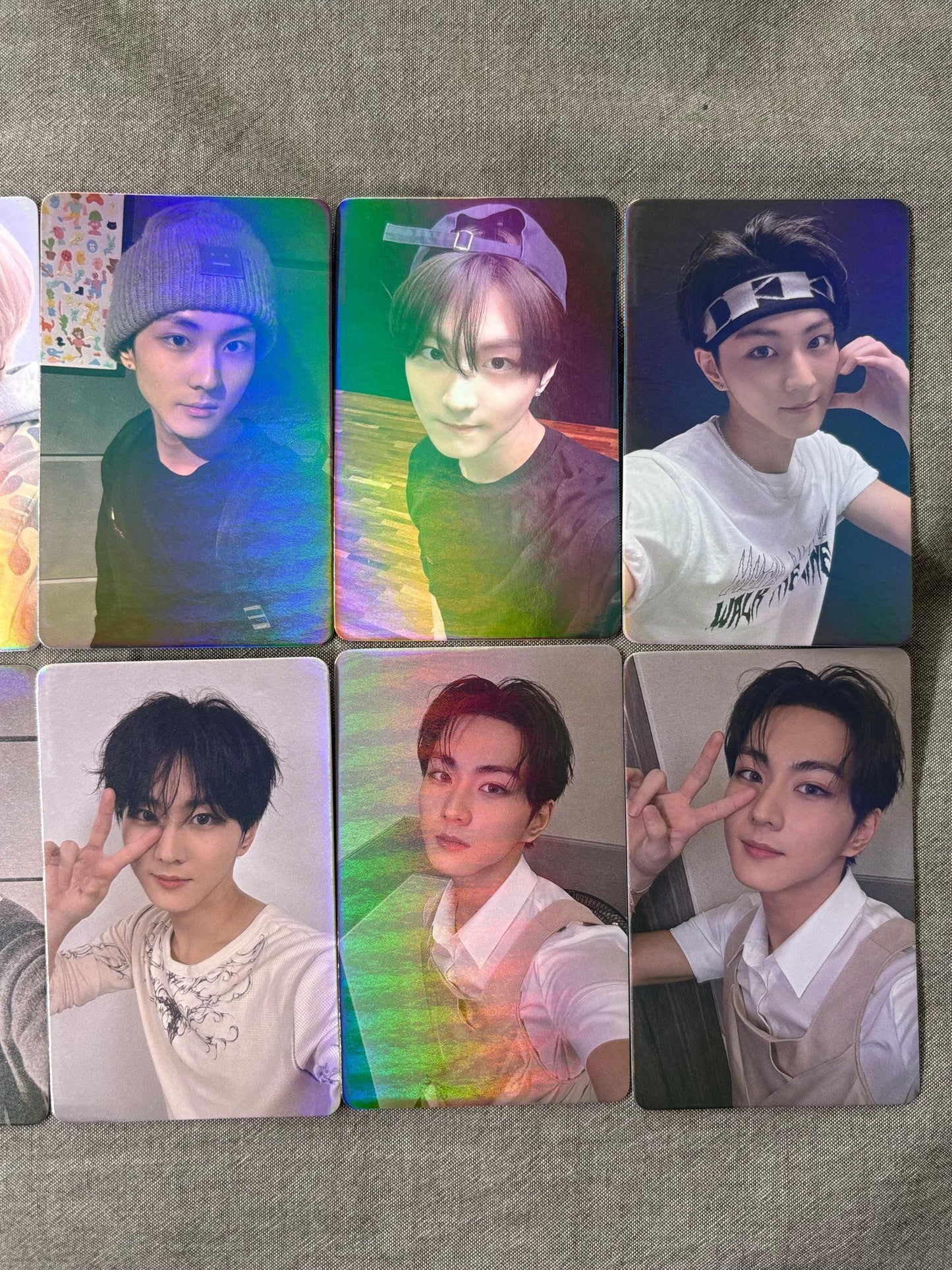 Jungwon 50pc/set holographic cards E N H Y P E N Kpop boy group merch lomo photocards