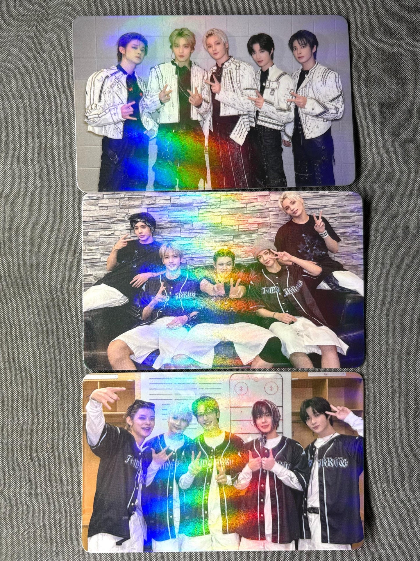 50pc/set Holographic Cards txt Yeonjun Soobin Beomgyu Taehyun HueningKai Kpop merch lomo card tommorrow x together