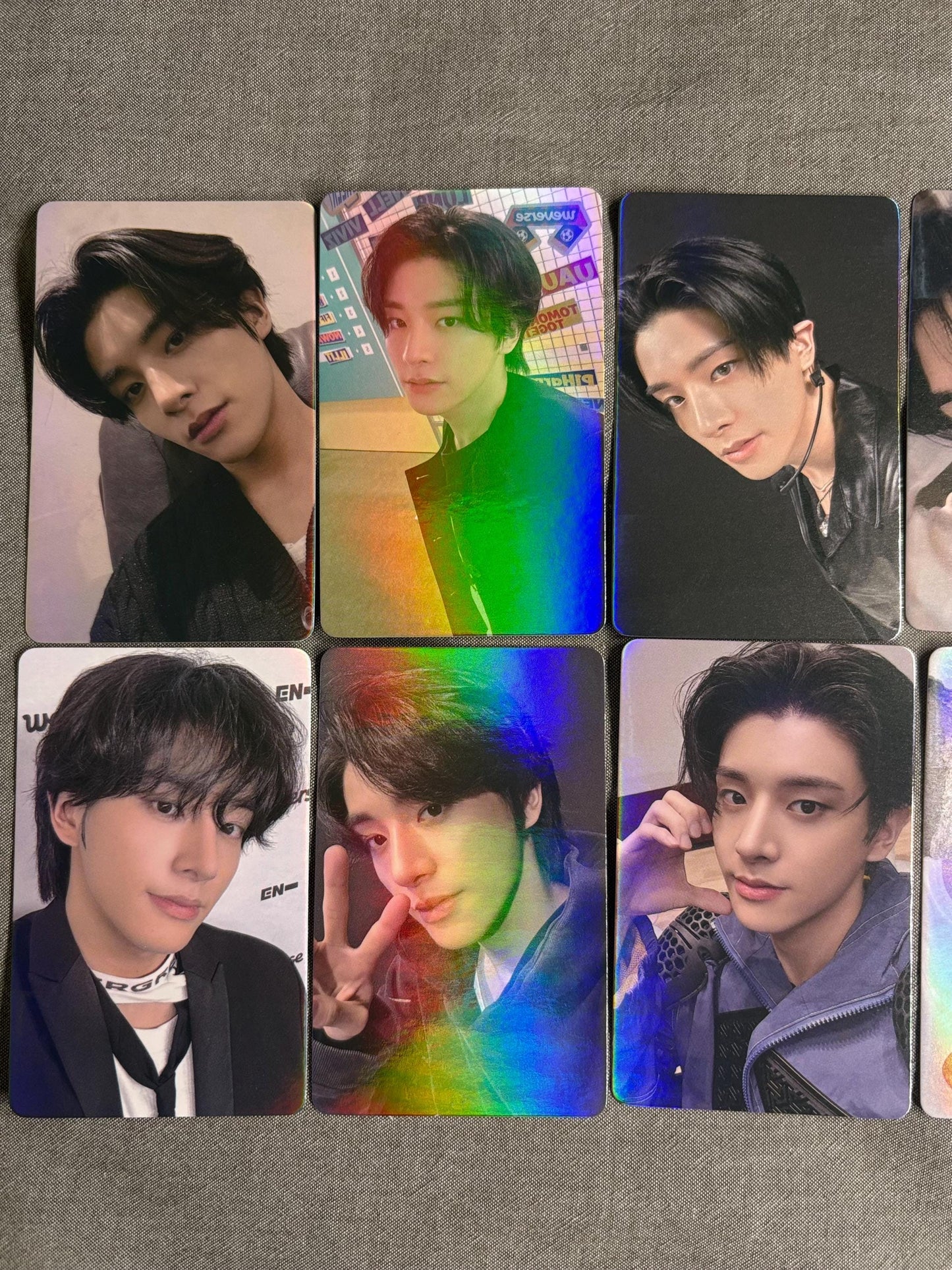 Jake 50pc/set laser cards enhypen Kpop boy group merch lomo photocards