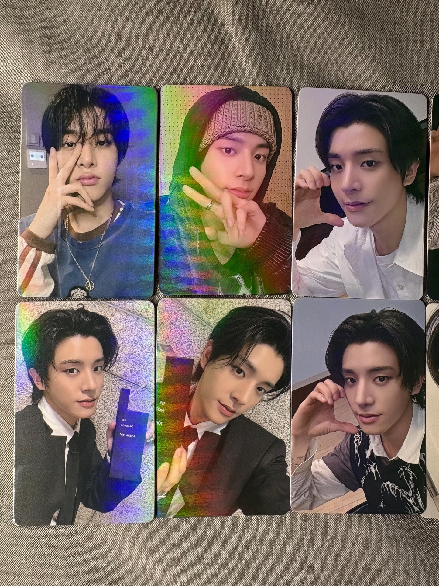 Jake 50pc/set laser cards enhypen Kpop boy group merch lomo photocards