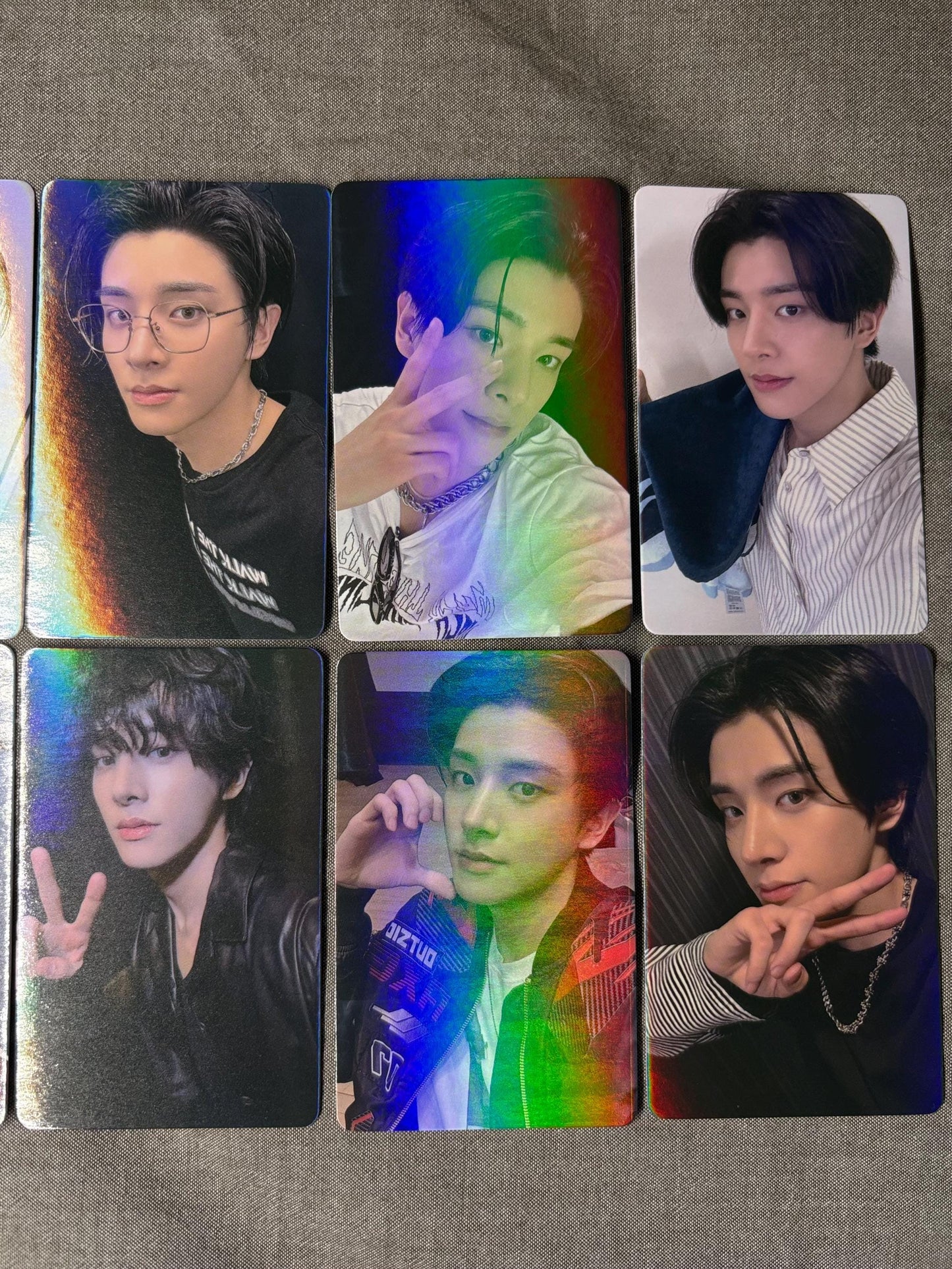 Jake 50pc/set laser cards enhypen Kpop boy group merch lomo photocards