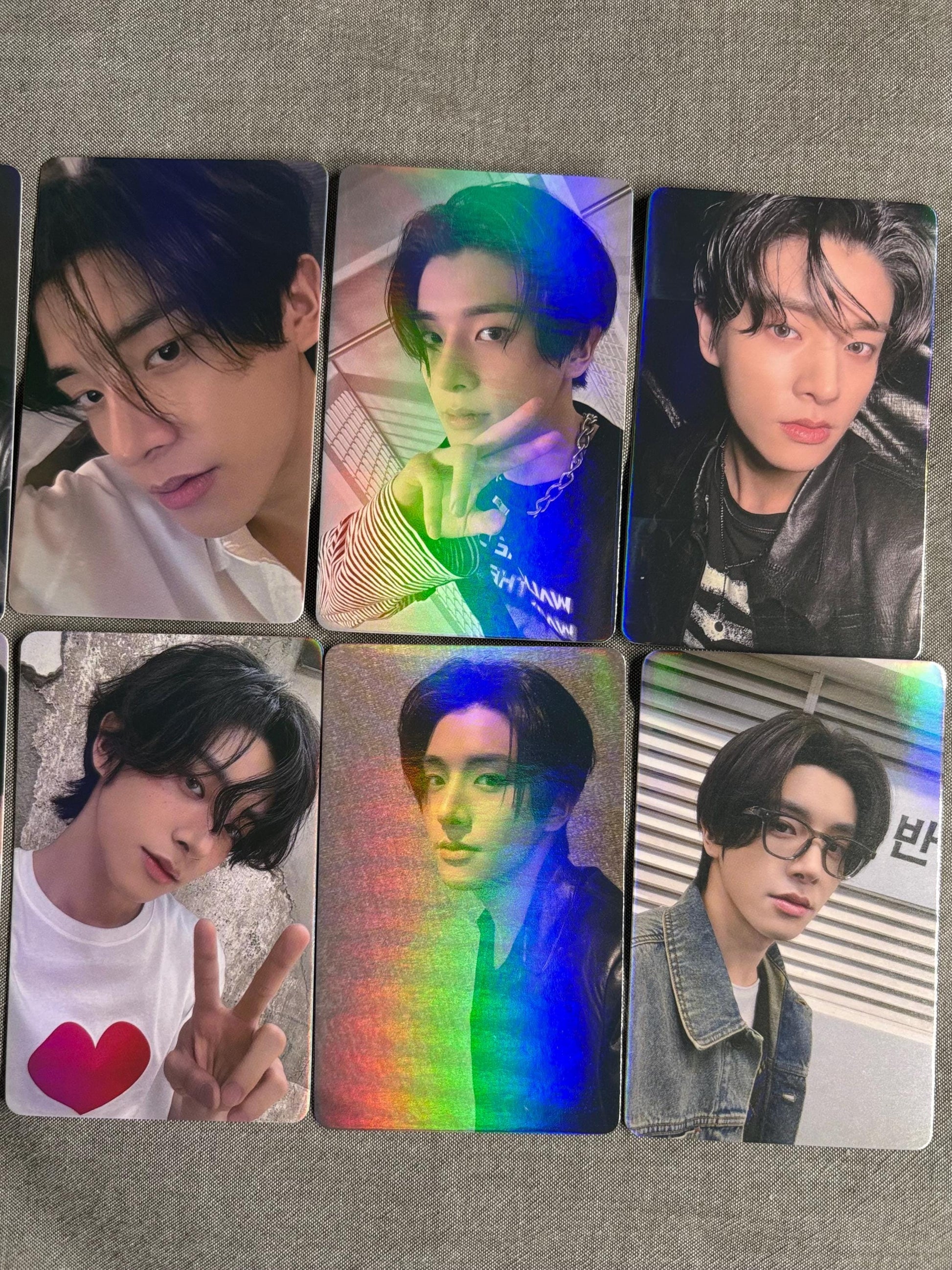 Jake 50pc/set laser cards enhypen Kpop boy group merch lomo photocards