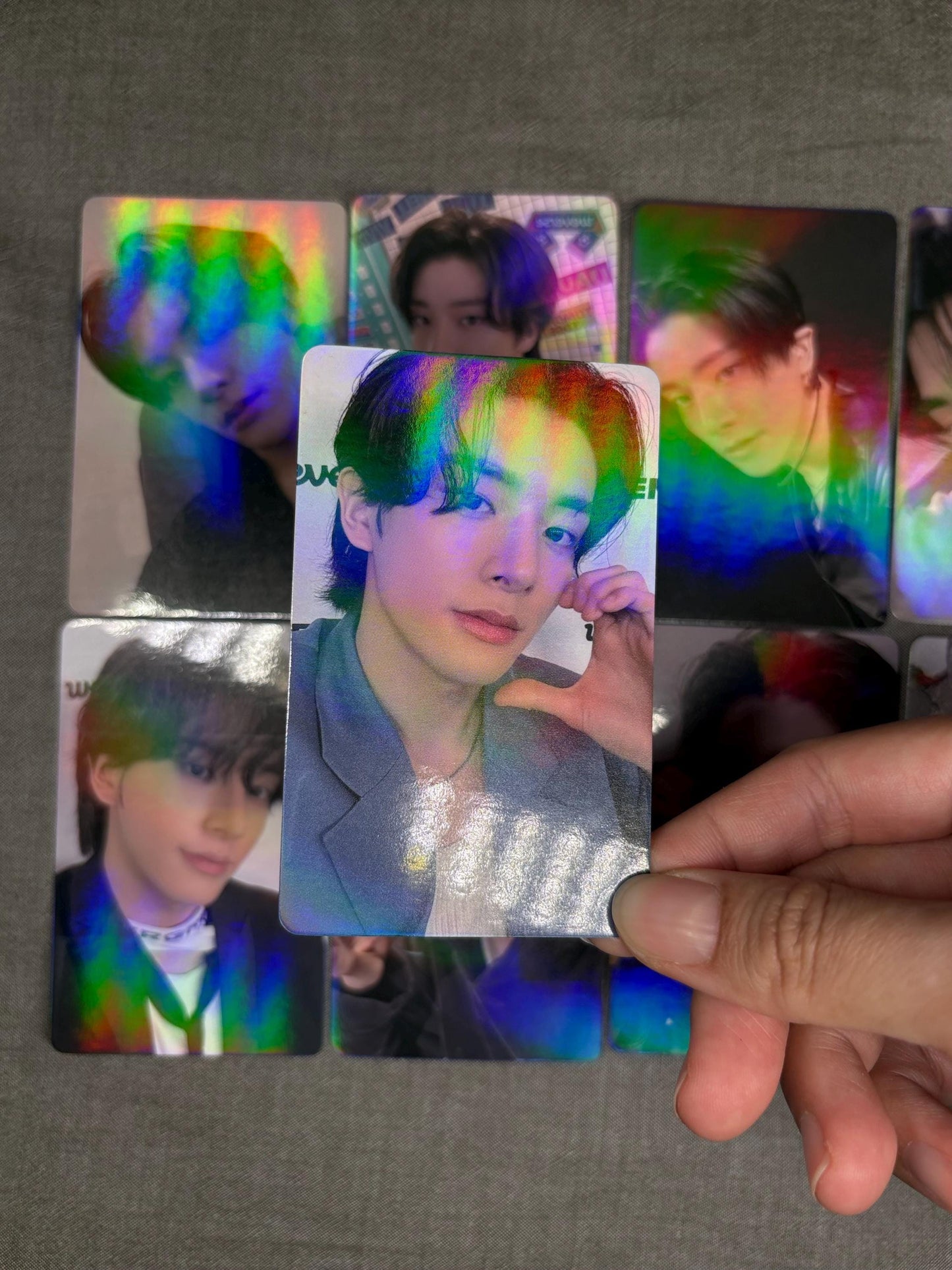 Jake 50pc/set laser cards jakesim enhypen Kpop boy group merch lomo photocards C436