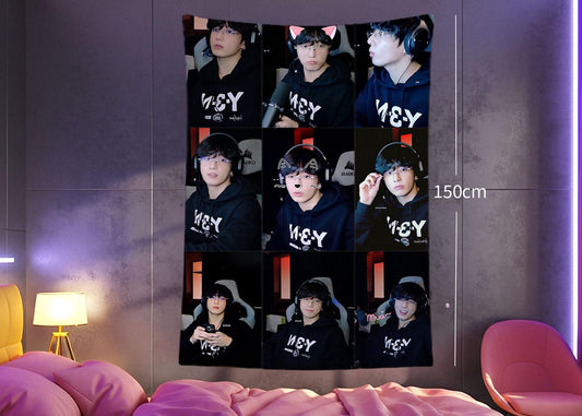 Jungkook Hanging Tapestry | Bantan Boys | Personalized Wall Art | Polyester Fabric | Ship Flag Banner