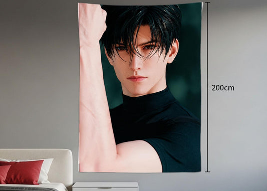 Zayne Hanging Tapestry | Love and Deepspace | Personalized Wall Art | Made to Order | Polyester Fabric | Ship Flag Banner