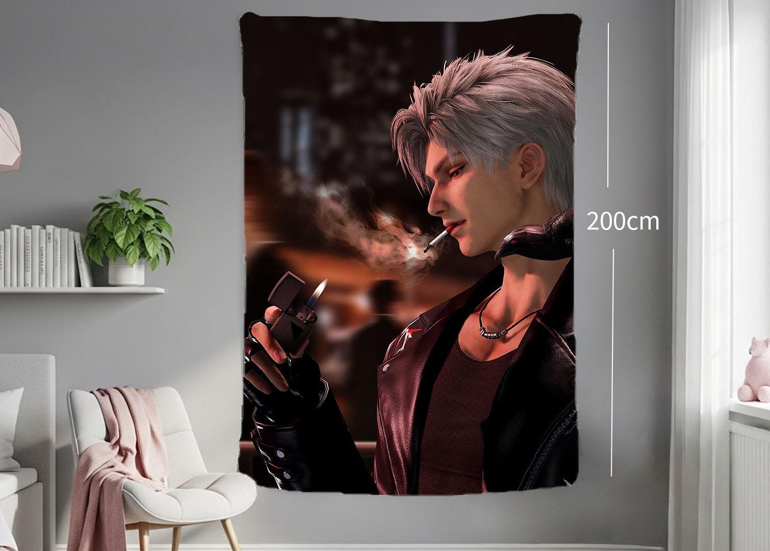 Sylus Hanging Tapestry | Love and Deepspace | Personalized Wall Art | Polyester Fabric | Ship Flag Banner