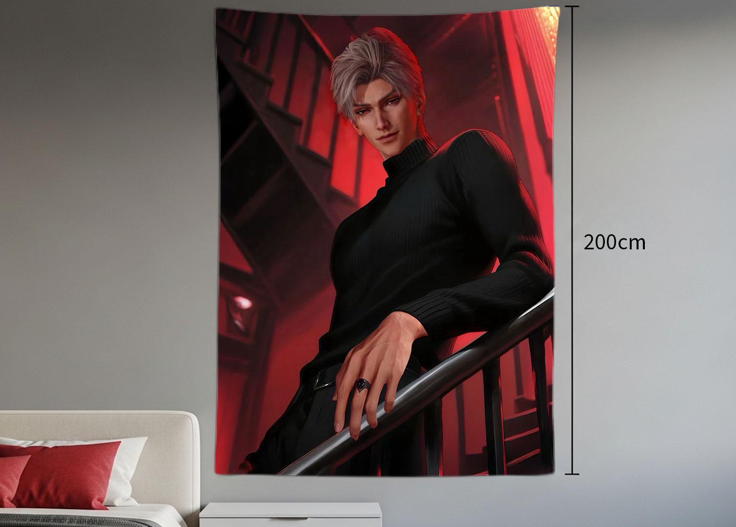 Sylus Hanging Tapestry | Love and Deepspace | Personalized Wall Art | Polyester Fabric | Ship Flag Banner